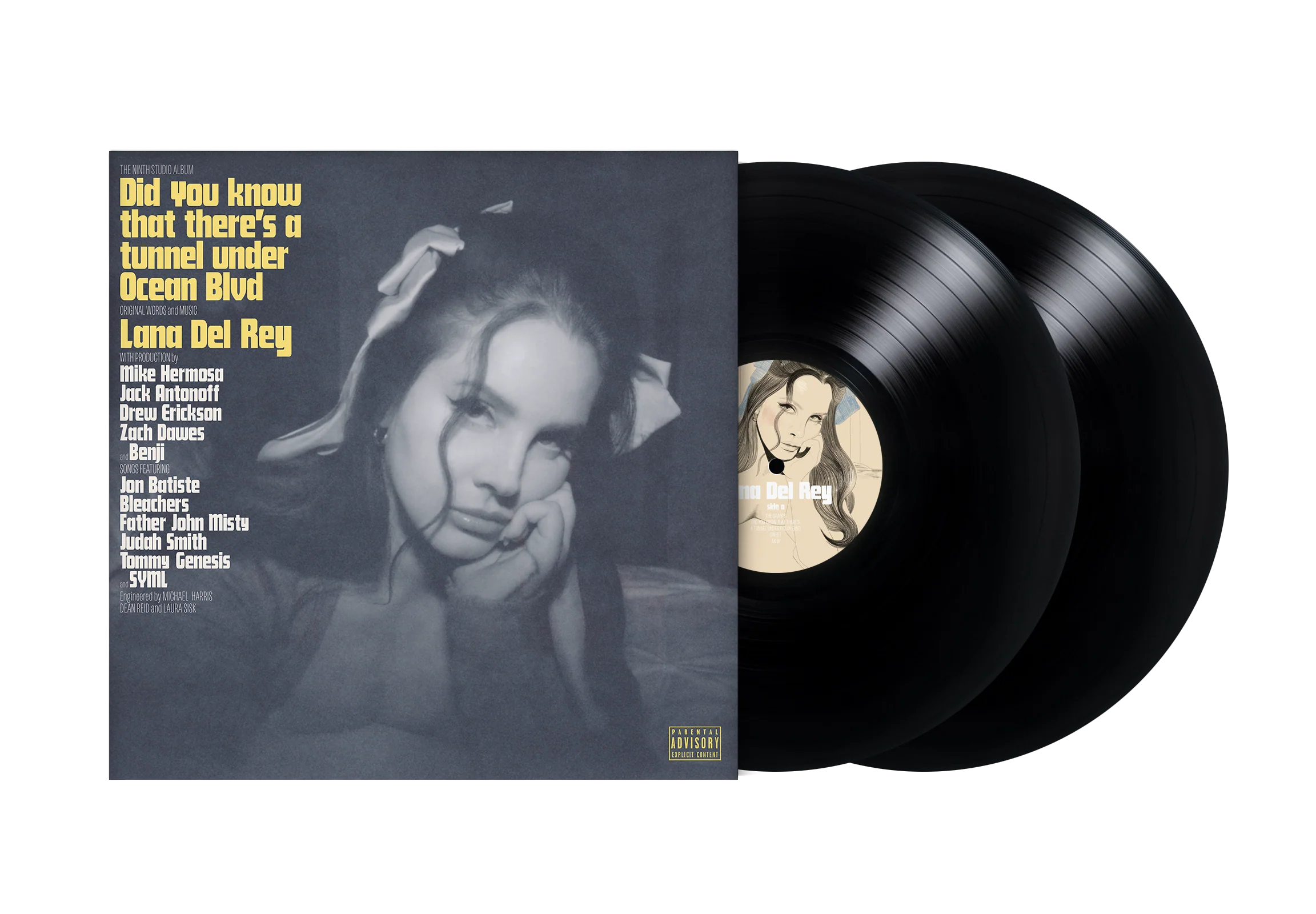 Lana Del Rey: Did You Know That There's A Tunnel Under Ocean Blvd (2 LPS) - Black Vinyl Records Spain