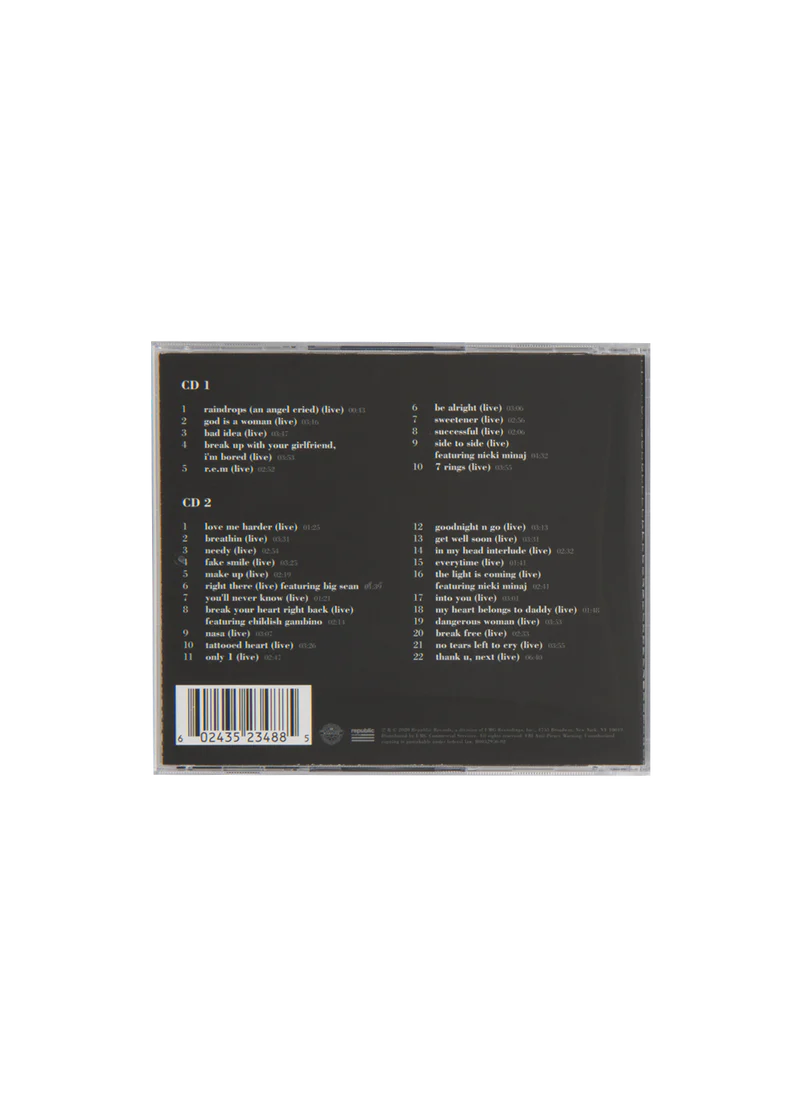 Ariana Grande - k bye for now (swt live) cd IMPORT - Black Vinyl Records Spain