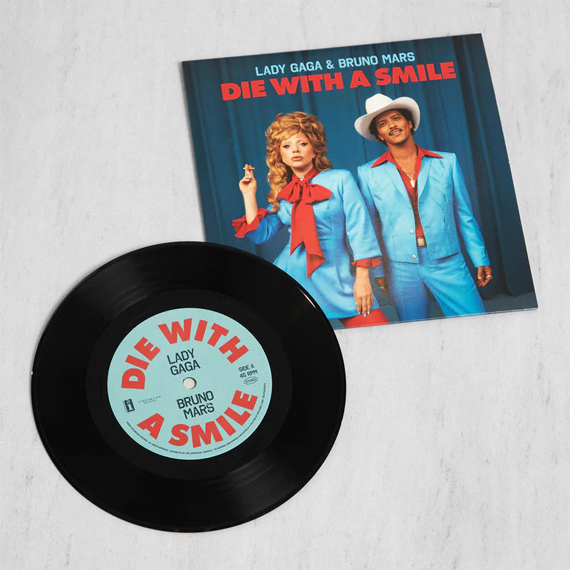Lady Gaga & Bruno Mars - Die With a Smile 7” Vinyl USA