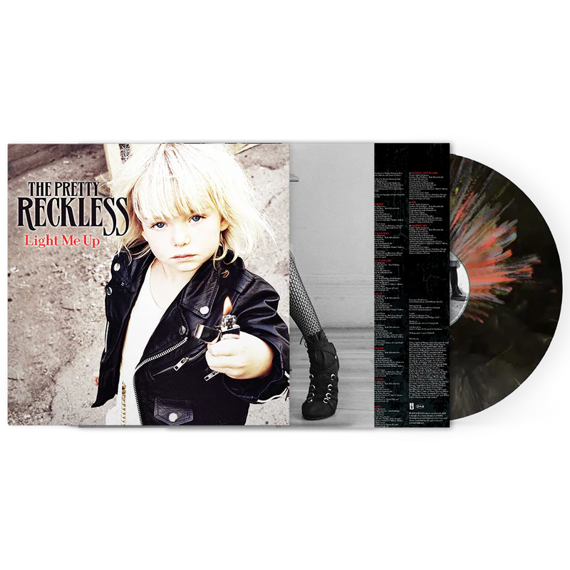 The Pretty Reckless - Light Me Up Black Marble With Splatter Vinyl USA - Black Vinyl Records Spain