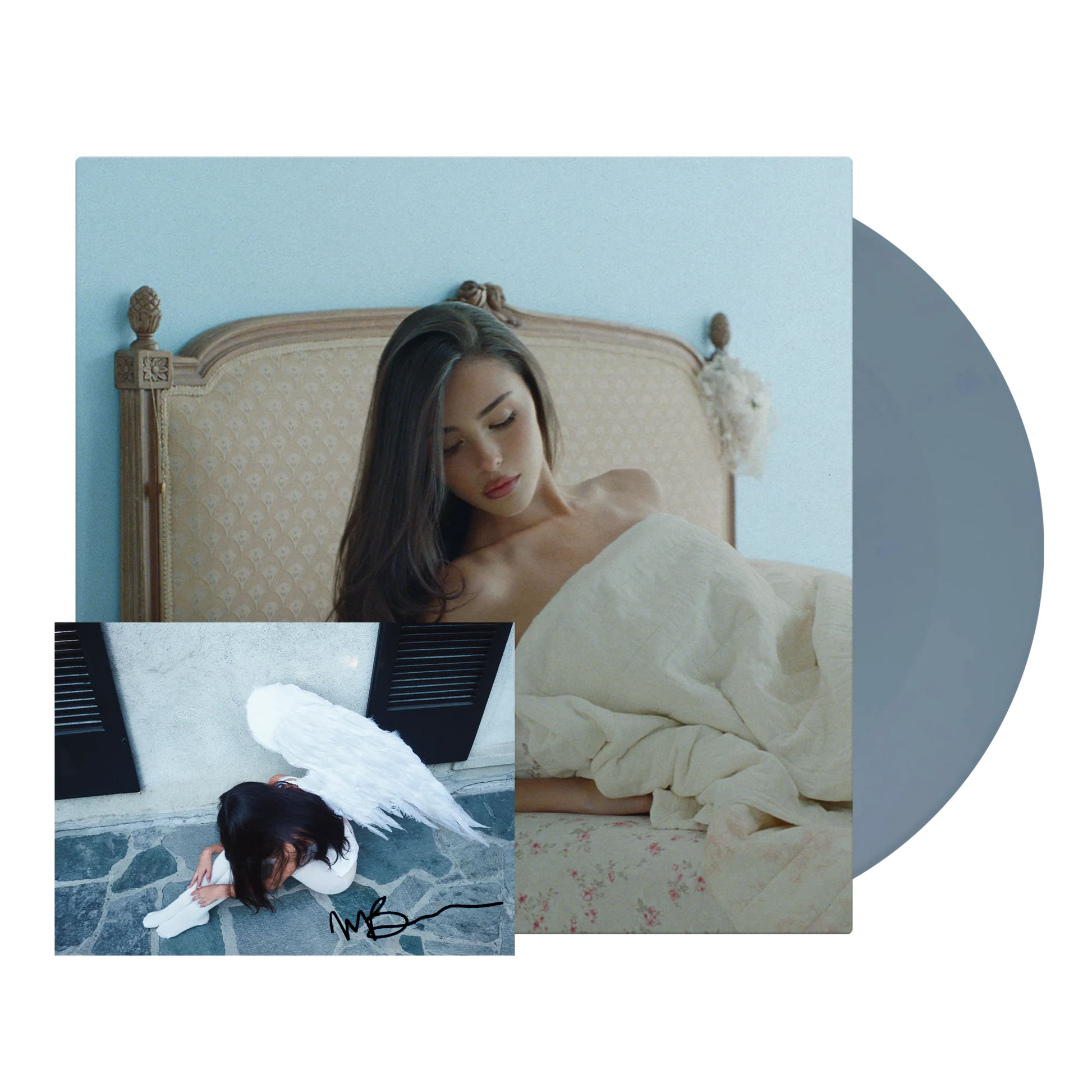 Madison Beer - Exclusive alternate cover dusty blue locket lp firmado USA