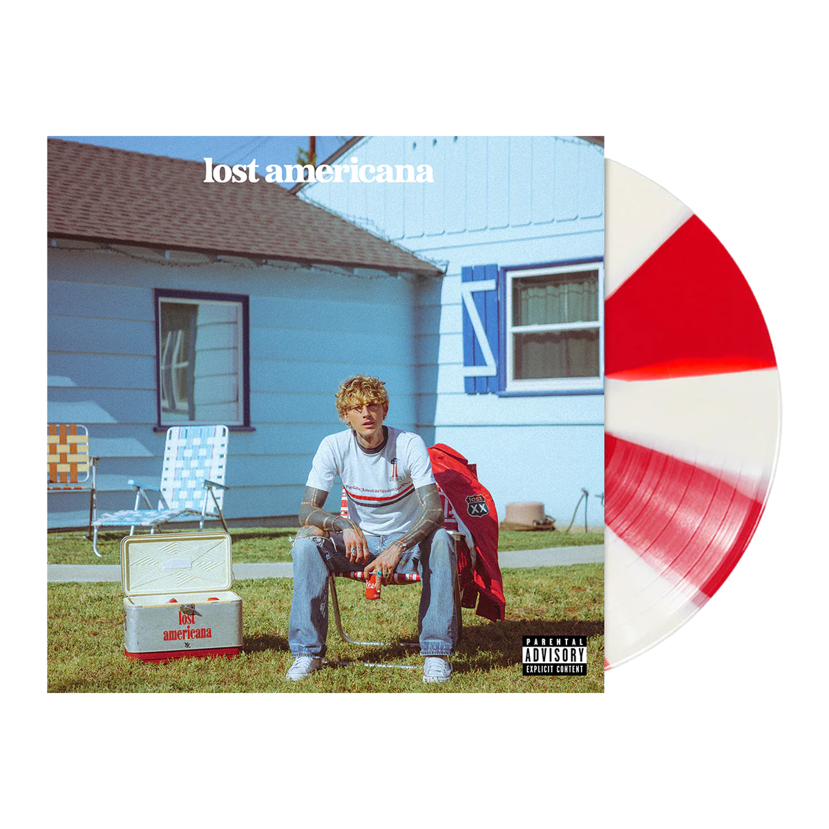mgk (Machine Gun Kelly): Lost Americana Peppermint Vinyl + alt cover IMPORT