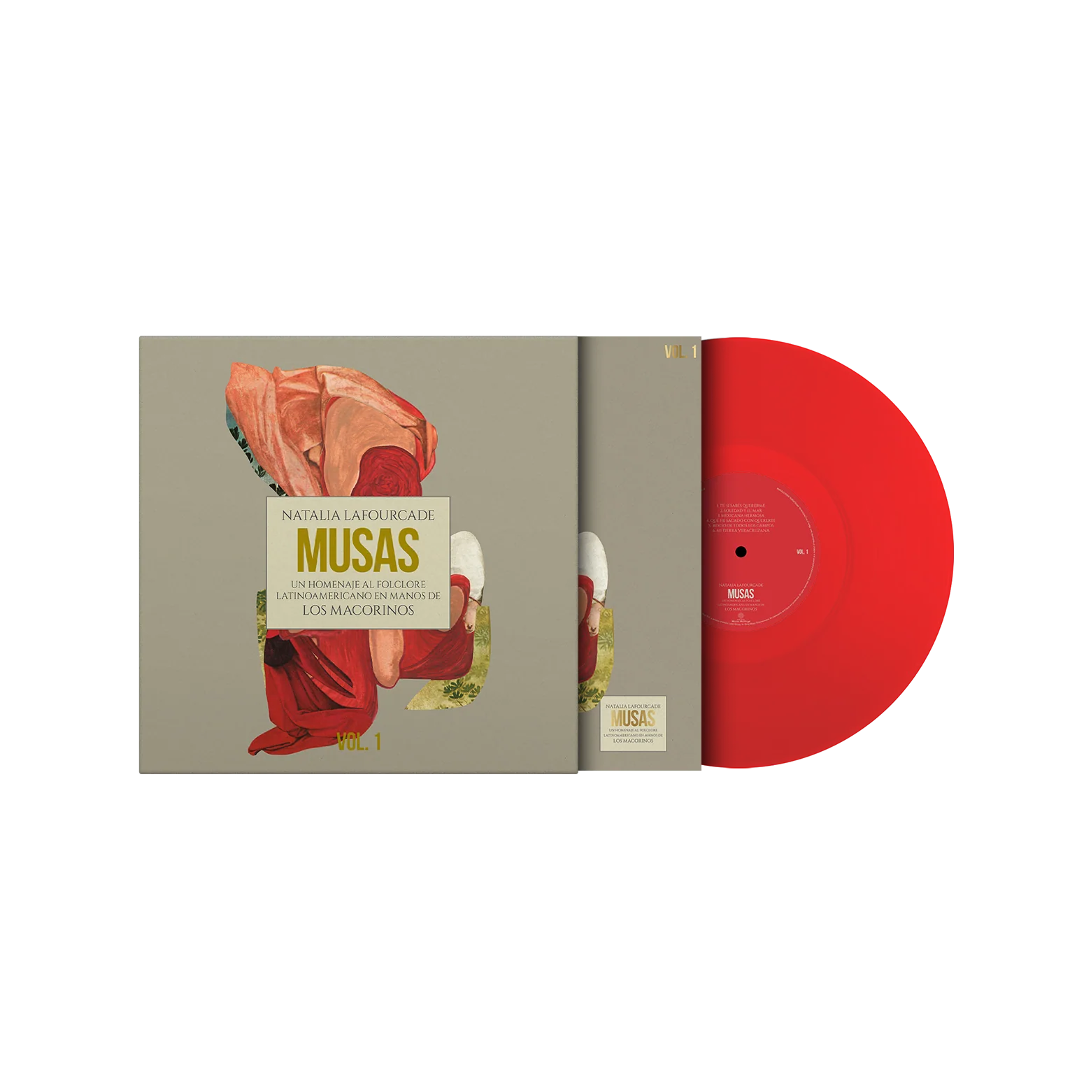 NATALIA LAFOURCADE - Musas Vol. 1 (Reissue) - LP - Deluxe 180g Translucent Red Vinyl
