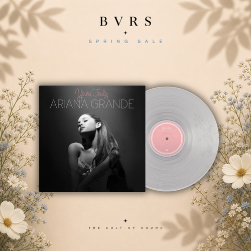 Ariana Grande – Yours Truly | Vinilo Clear & White Swirl LP - Black Vinyl Records Spain
