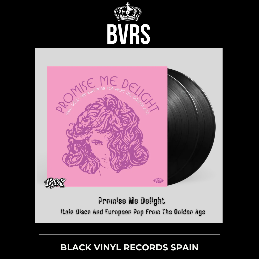 Promise Me Delight - Italo Disco And European Pop From The Golden Age (2LP) - Black Vinyl Records Spain