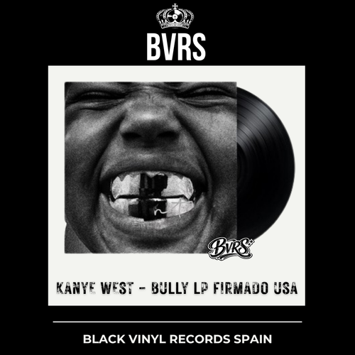 新品未開封　サイン入りレコード　kanye west ye Bully LP Kanye West - Bully LP Firmado | Edición USA Exclusiva | Black