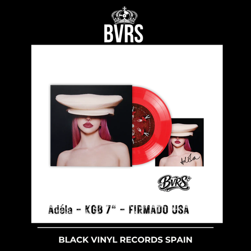 Adéla - KGB 7" - FIRMADO USA - Black Vinyl Records Spain
