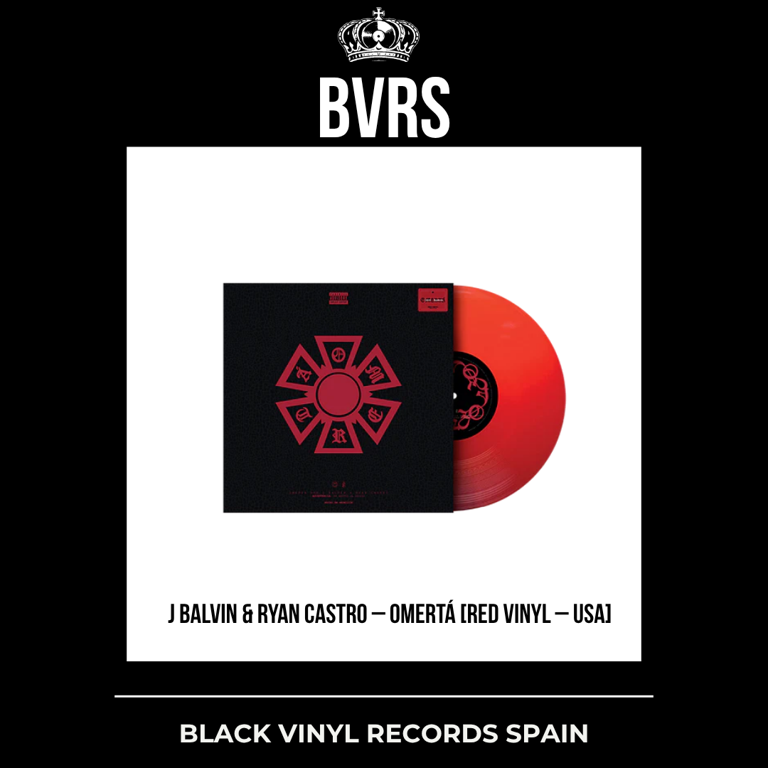 J Balvin & Ryan Castro - Omertá [Red] - Black Vinyl Records Spain