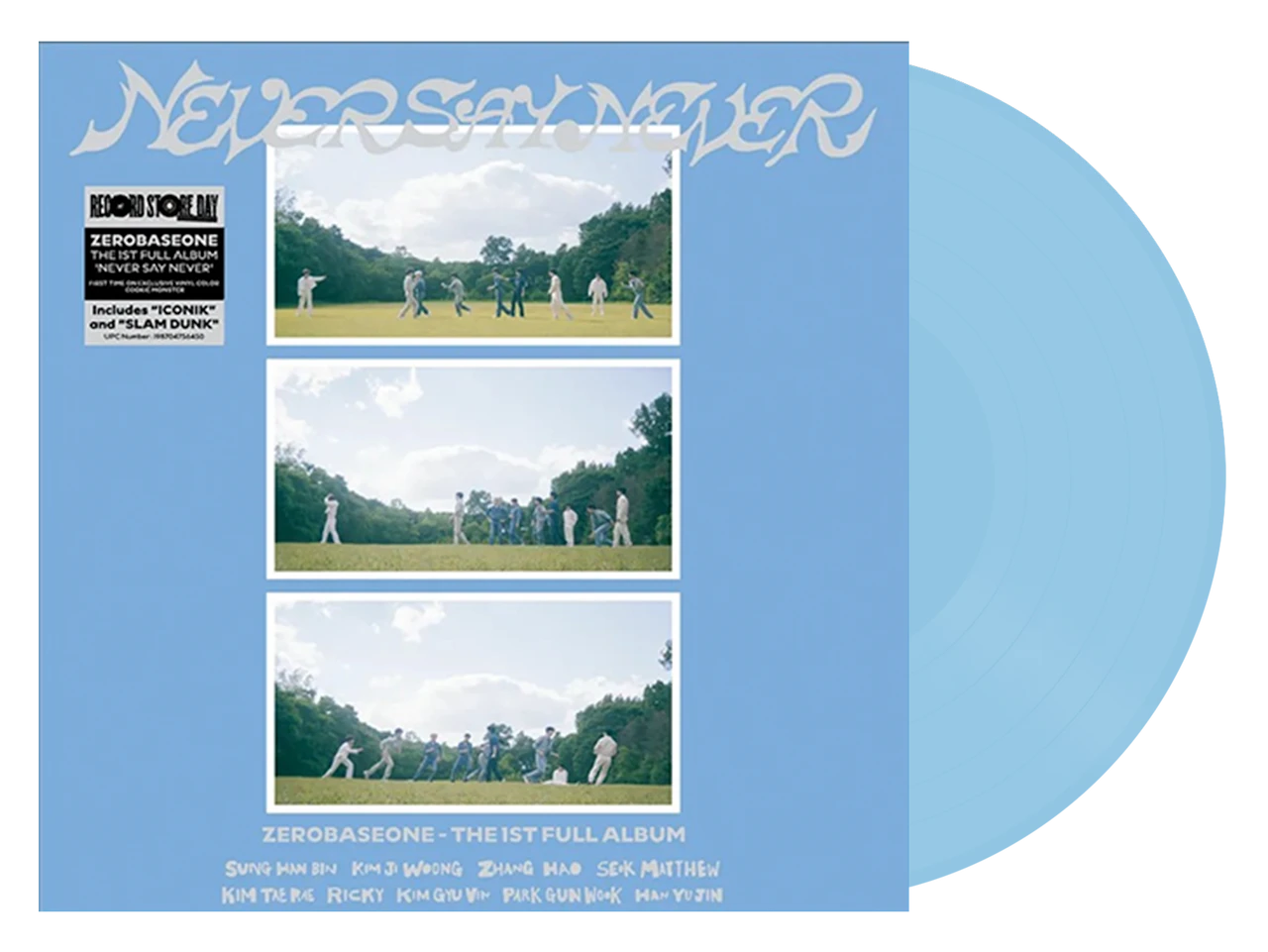 Zerobaseone - Never Say Never (Blue Vinyl) [Rsd USA