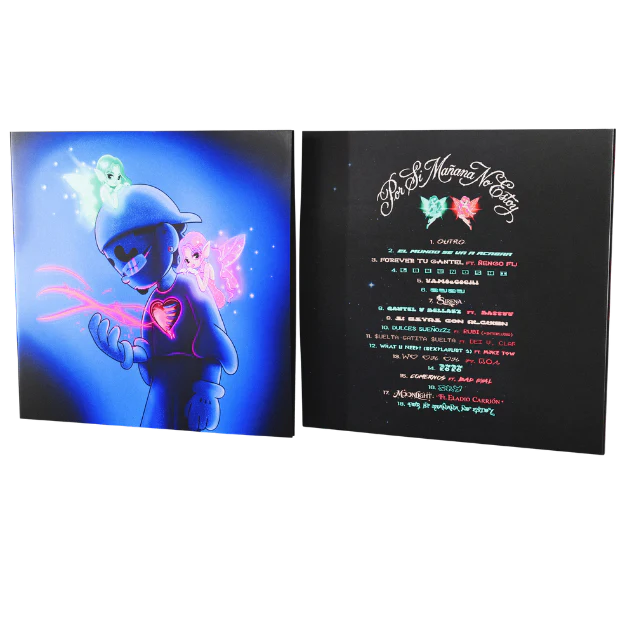 OMAR COURTZ - POR SI MAÑANA NO ESTOY LP USA - Black Vinyl Records Spain