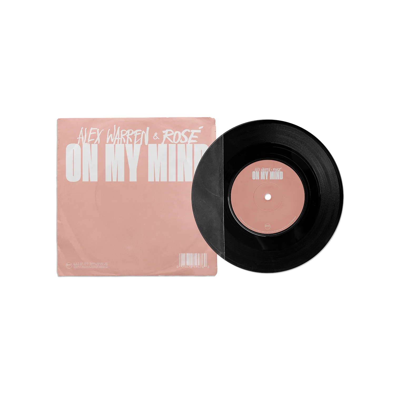 On My Mind 7" (Alex Warren & ROSÉ) USA
