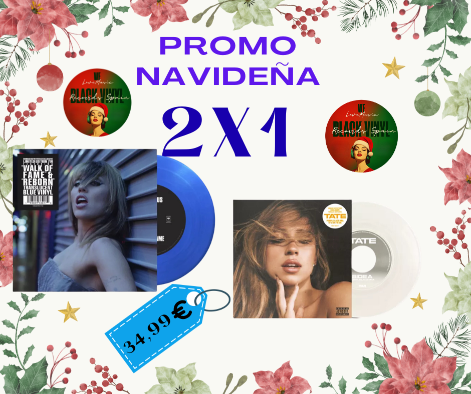 Pack Navidad Especial 2 x 1 Tate   + Miley 🎄 - Black Vinyl Records Spain
