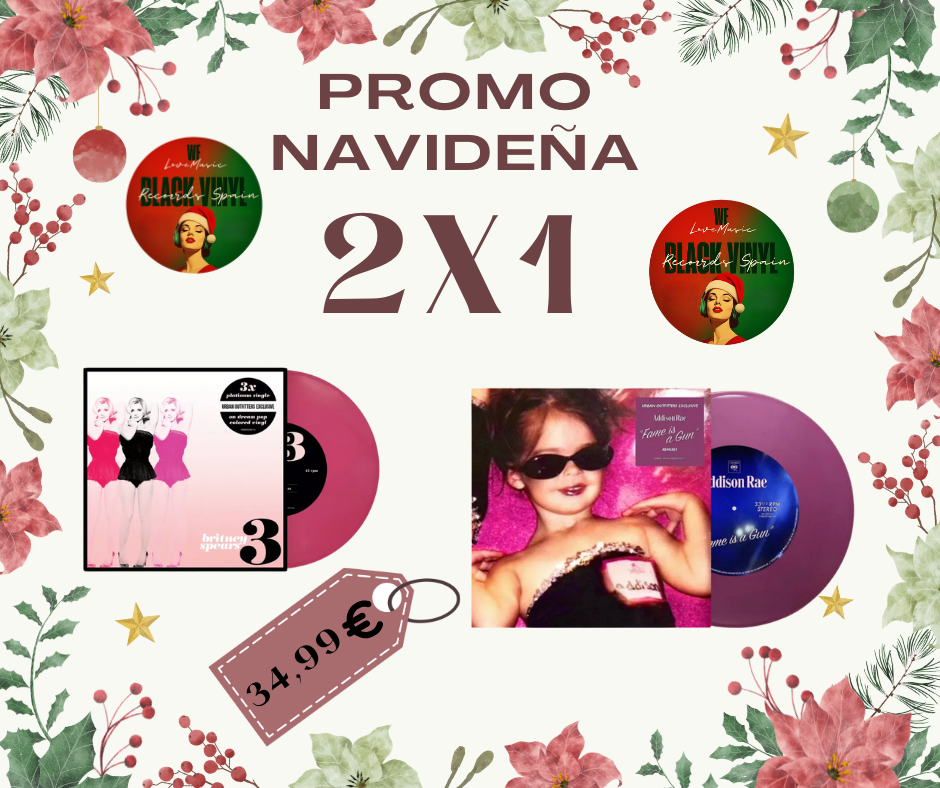 Pack Navidad Especial 2 x 1 Britney  +Addison  🎄 - Black Vinyl Records Spain