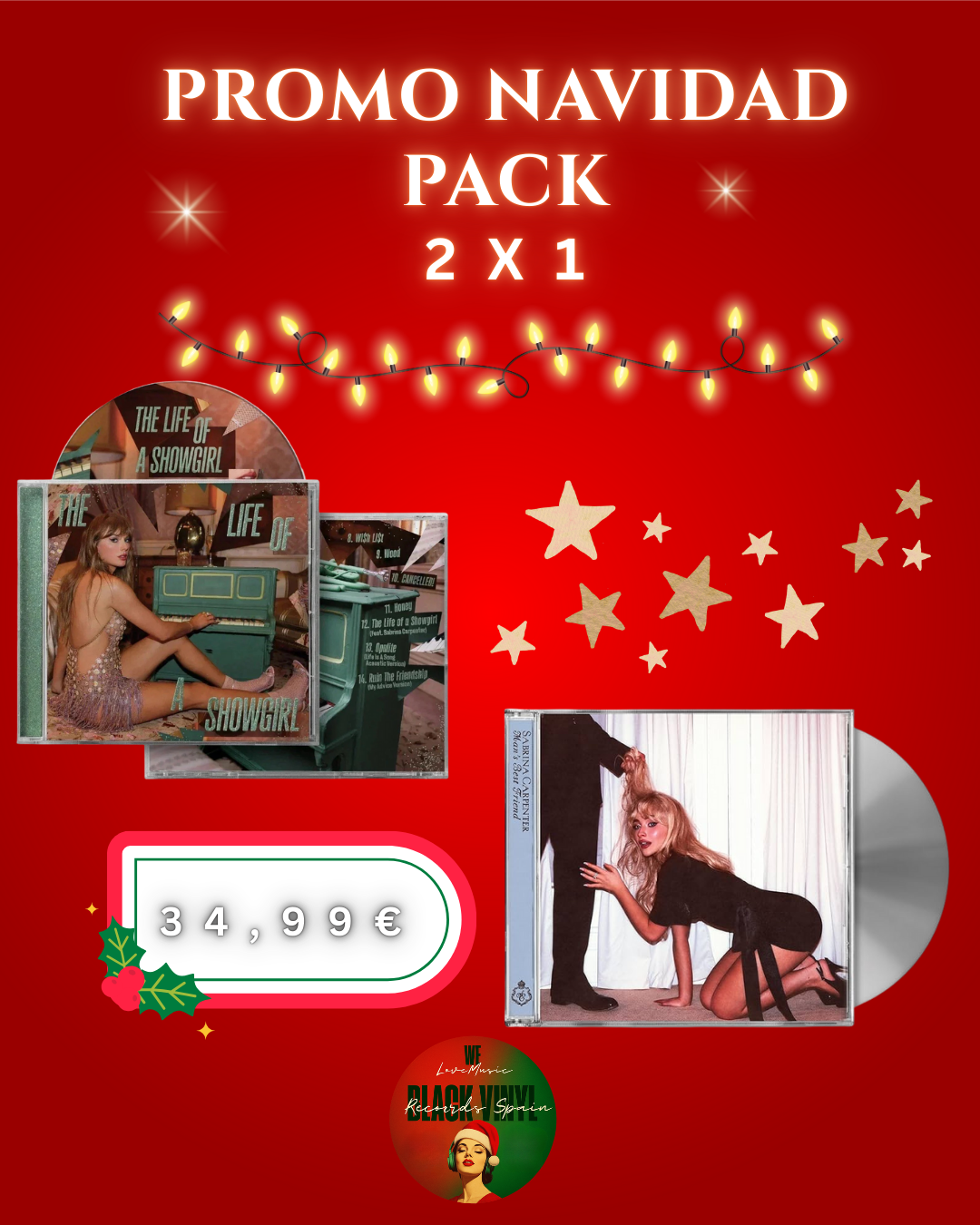 Promo Navidad 2x1  Taylor + Sabrina  🎄