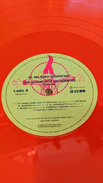 Los Auténticos Decadentes – El Milagro Argentino 35 AÑOS ANIVERSARIO LP IMPORT