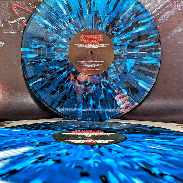 Stranger Things (A Netflix Original Series) Original Music • Volume One Blue [Aquamarine] With White And Black Splatter 2LP SEGUNDA MANO
