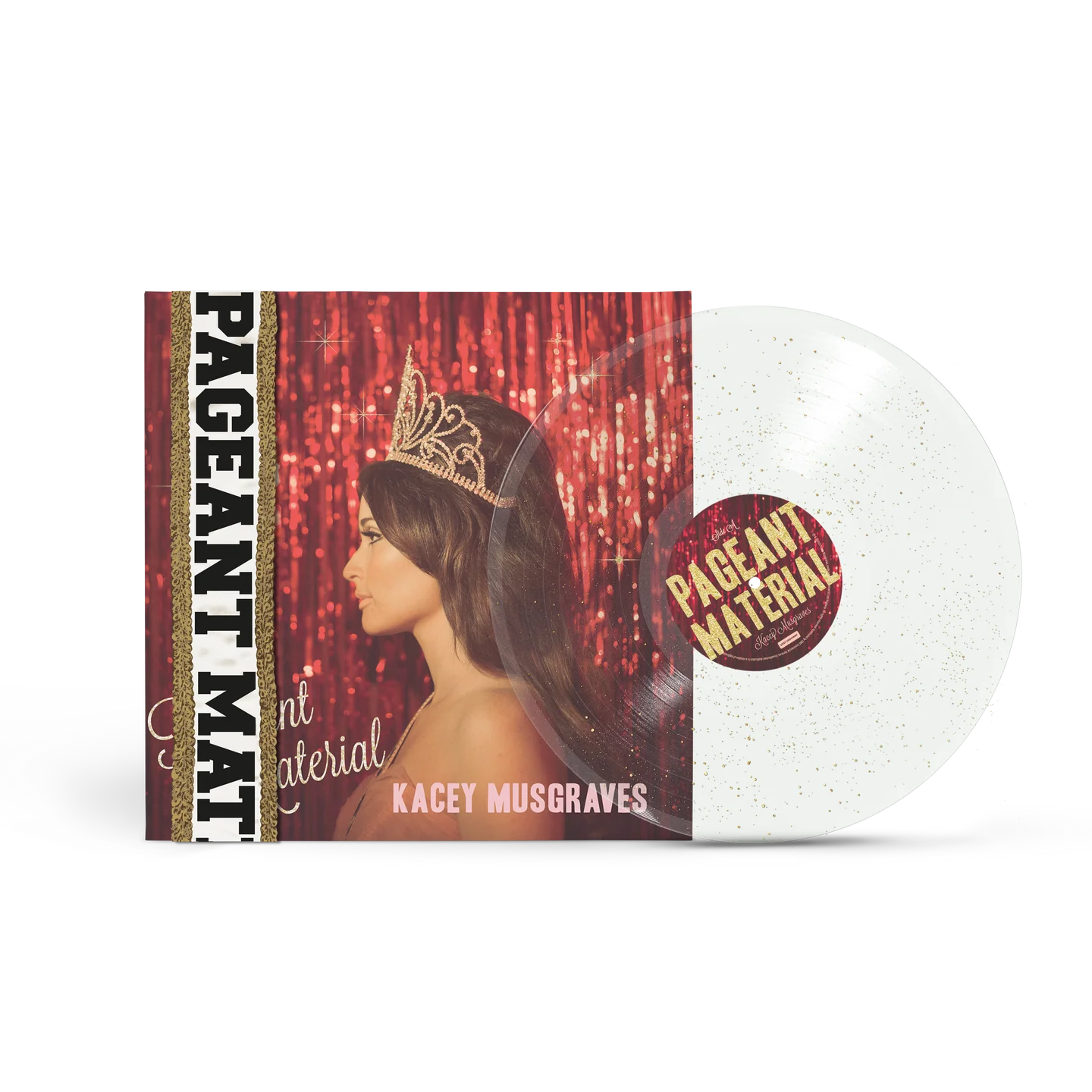 KACEY MUSGRAVES - Pageant Material 10th Anniversary Gold Glitter Vinyl