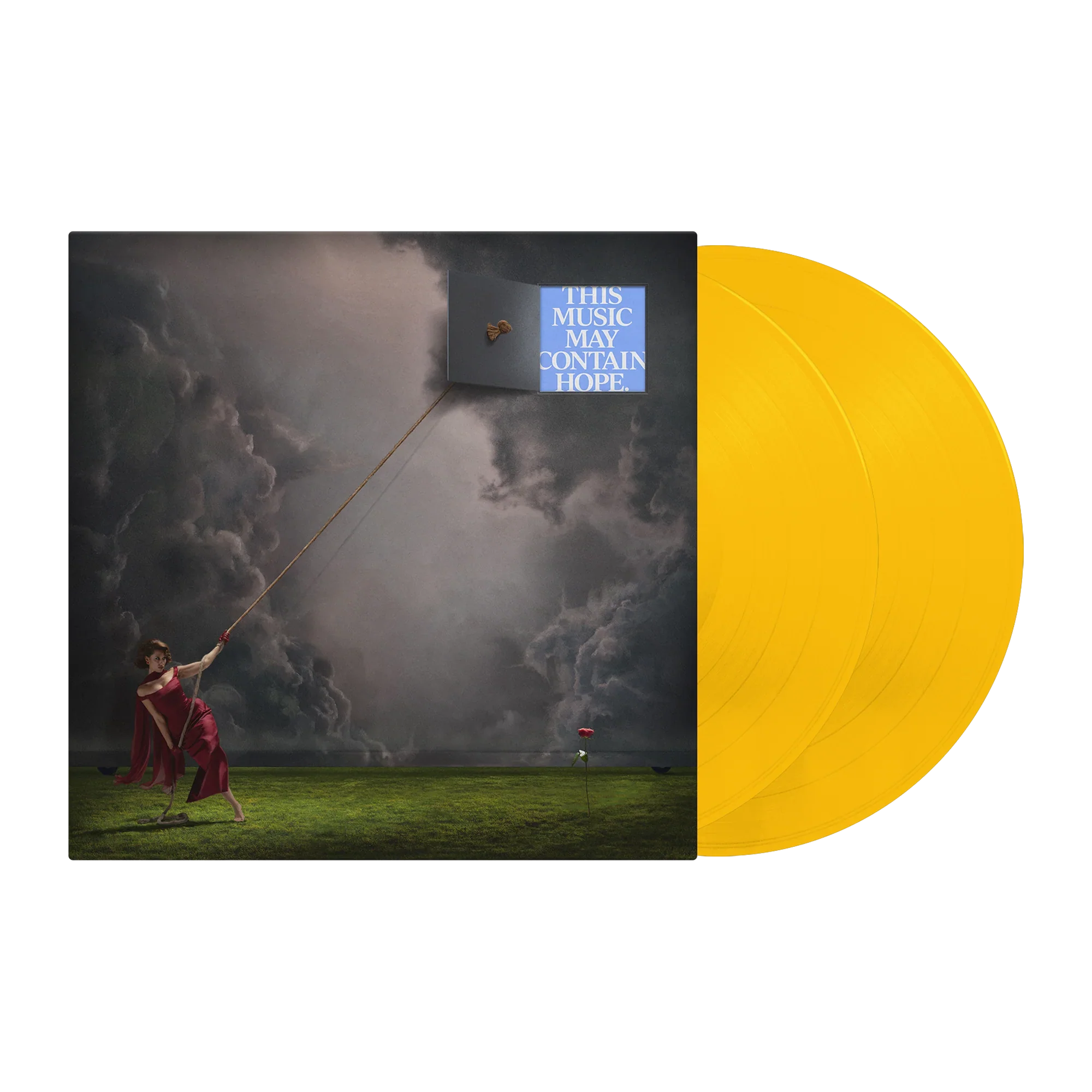 Raye THIS MUSIC MAY CONTAIN HOPE (Yellow Vinyl) 2 LPs - Black Vinyl Records Spain