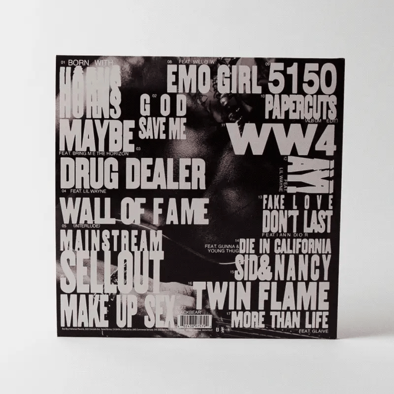 mgk - Mainstream Sellout Exclusive Clear Vinyl USA IMPORT