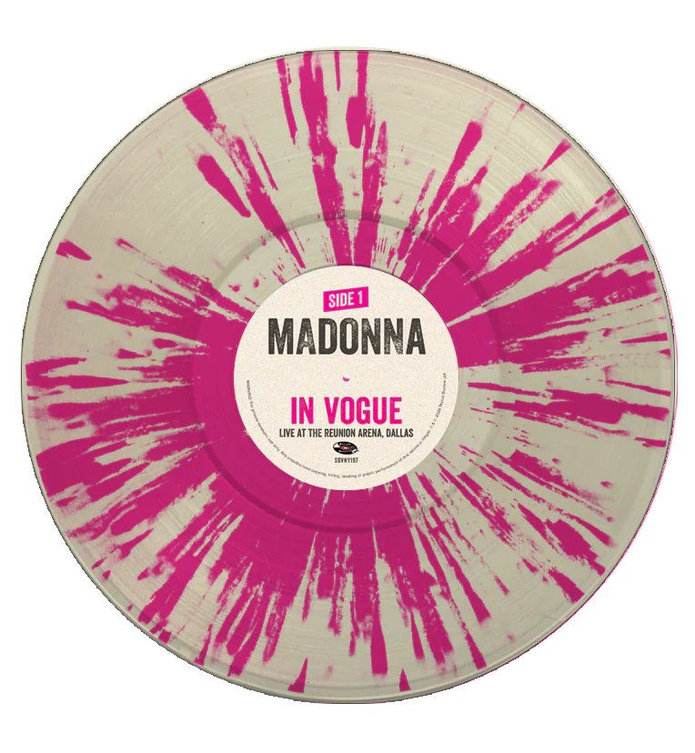 Madonna - In Vogue (Edición Limitada Numerada a Mano en Vinilo Salpicado) - Black Vinyl Records Spain