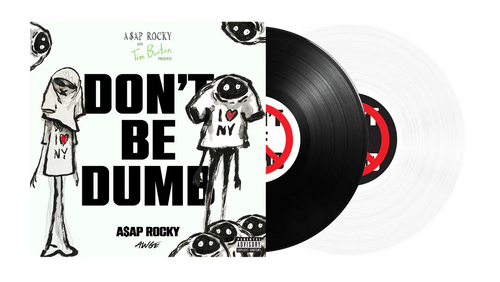 A$AP Rocky – Don't Be Dumb | SHIRTHEAD 2LP Black & White (Arte Tim Burton) USA - Black Vinyl Records Spain