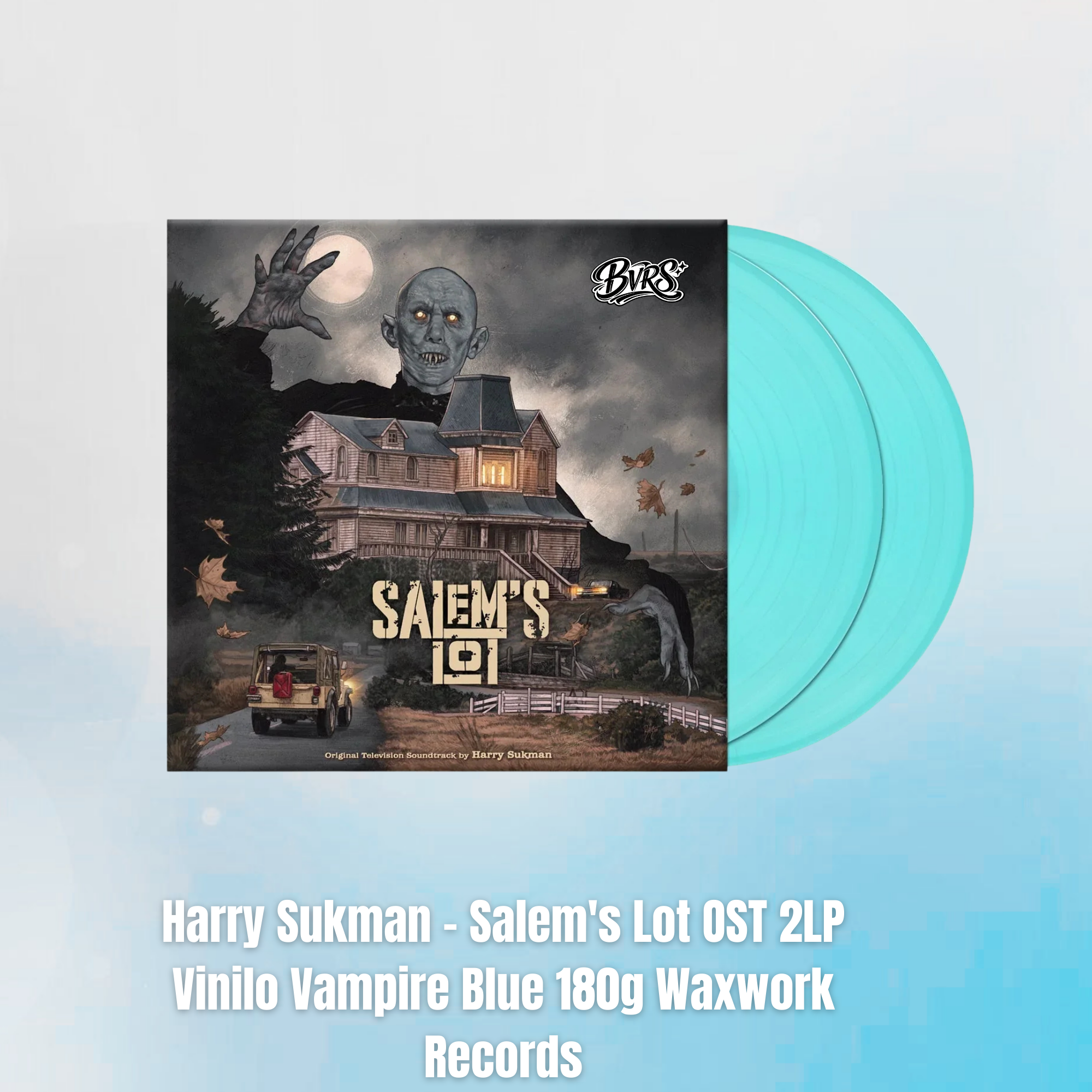 Harry Sukman - Salem's Lot OST 2LP Vinilo Vampire Blue 180g Waxwork Records