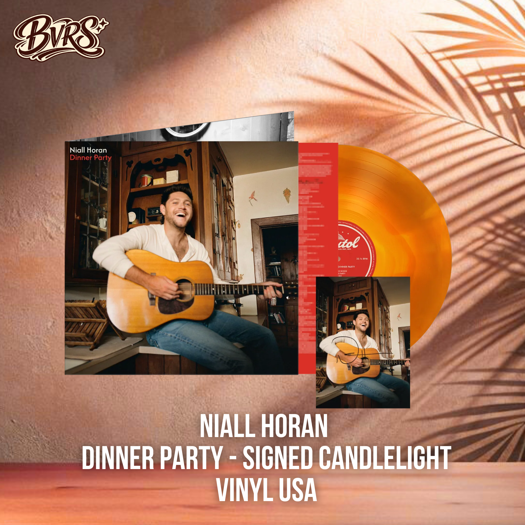 NIALL HORAN - Dinner Party - Signed Candlelight Vinyl USA - Black Vinyl Records Spain