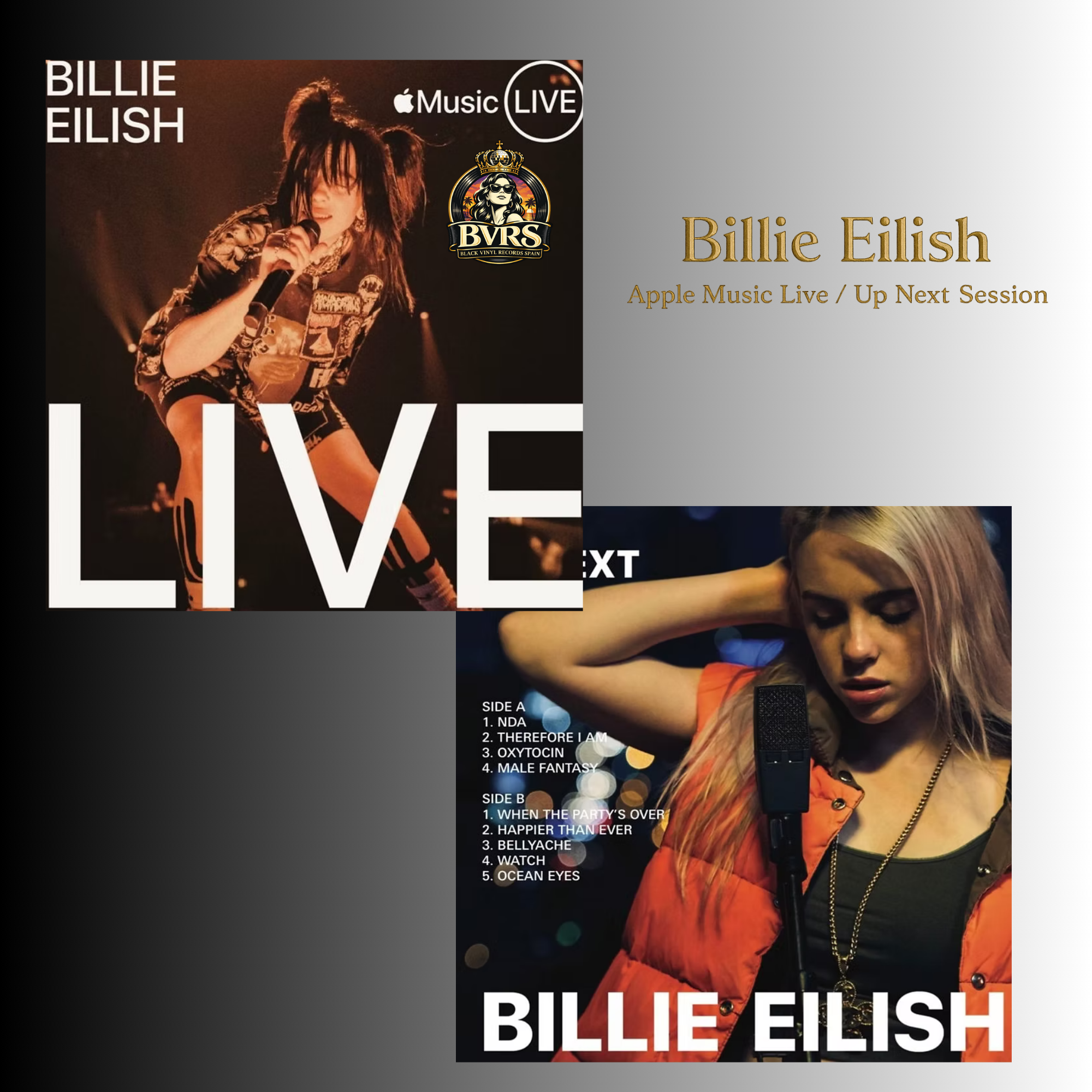 Billie Eilish - Apple Music Live / Up Next Session - LP Colored Vinyl NO OFICIAL - Black Vinyl Records Spain