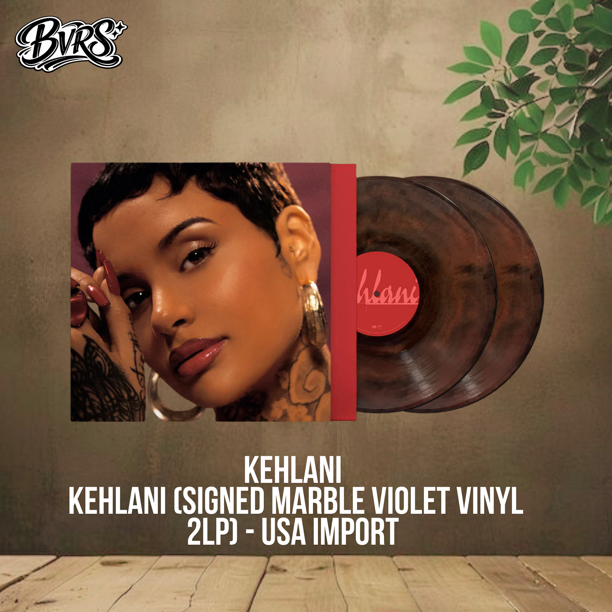 KEHLANI - KEHLANI (SIGNED MARBLE VIOLET VINYL 2LP) - USA IMPORT - Black Vinyl Records Spain