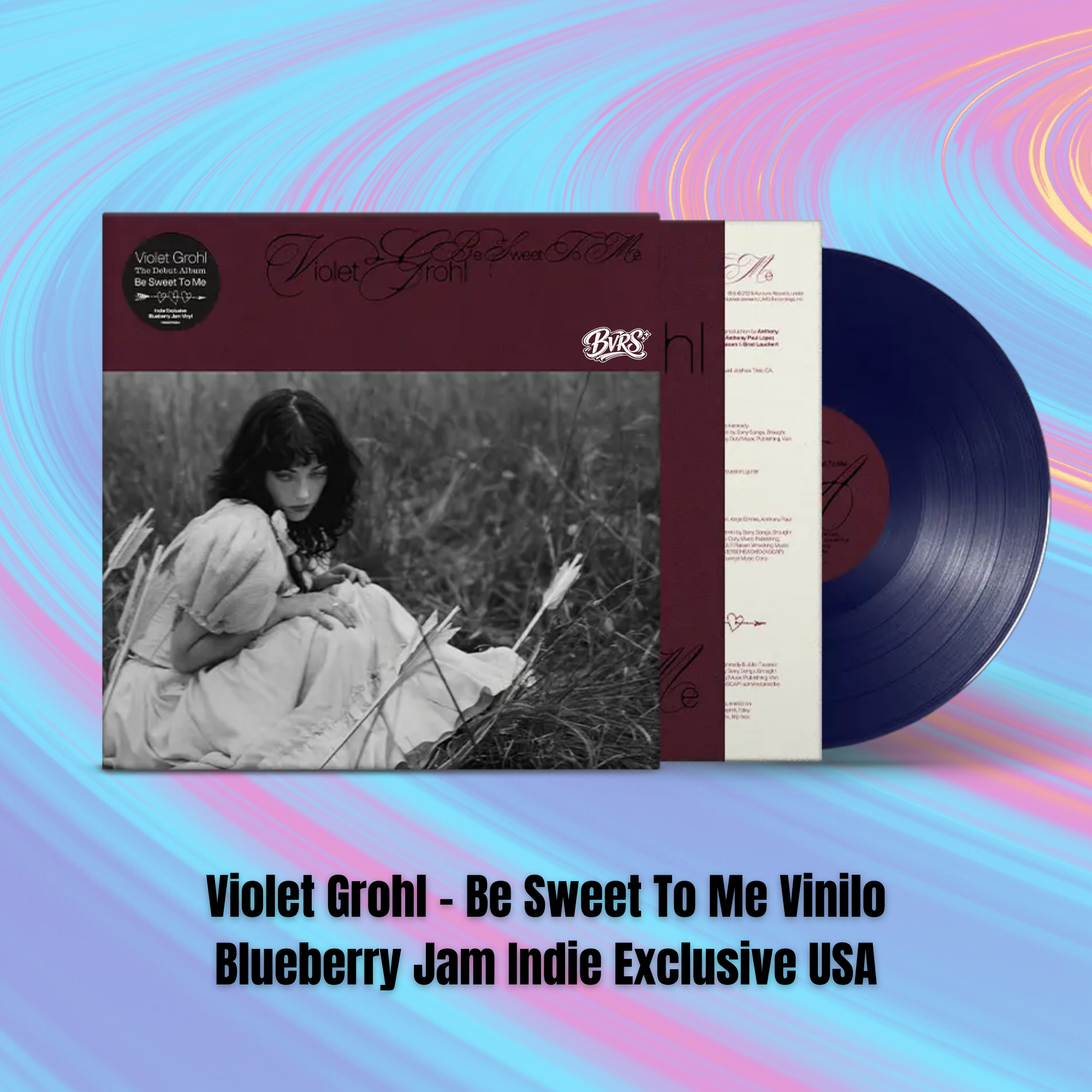 Violet Grohl - Be Sweet To Me Vinilo Blueberry Jam Indie Exclusive USA - Black Vinyl Records Spain