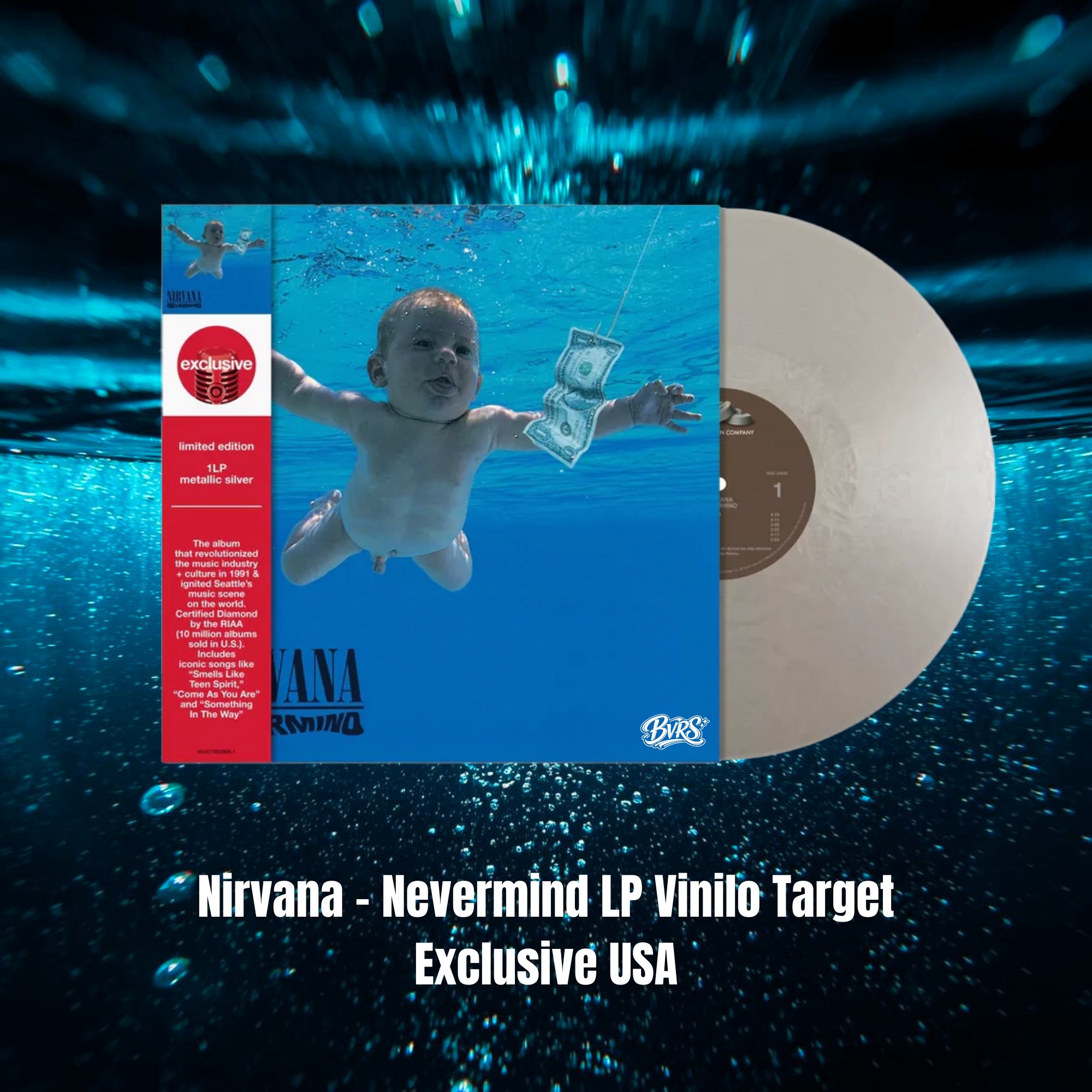 Nirvana - Nevermind LP Vinilo Target Exclusive USA
