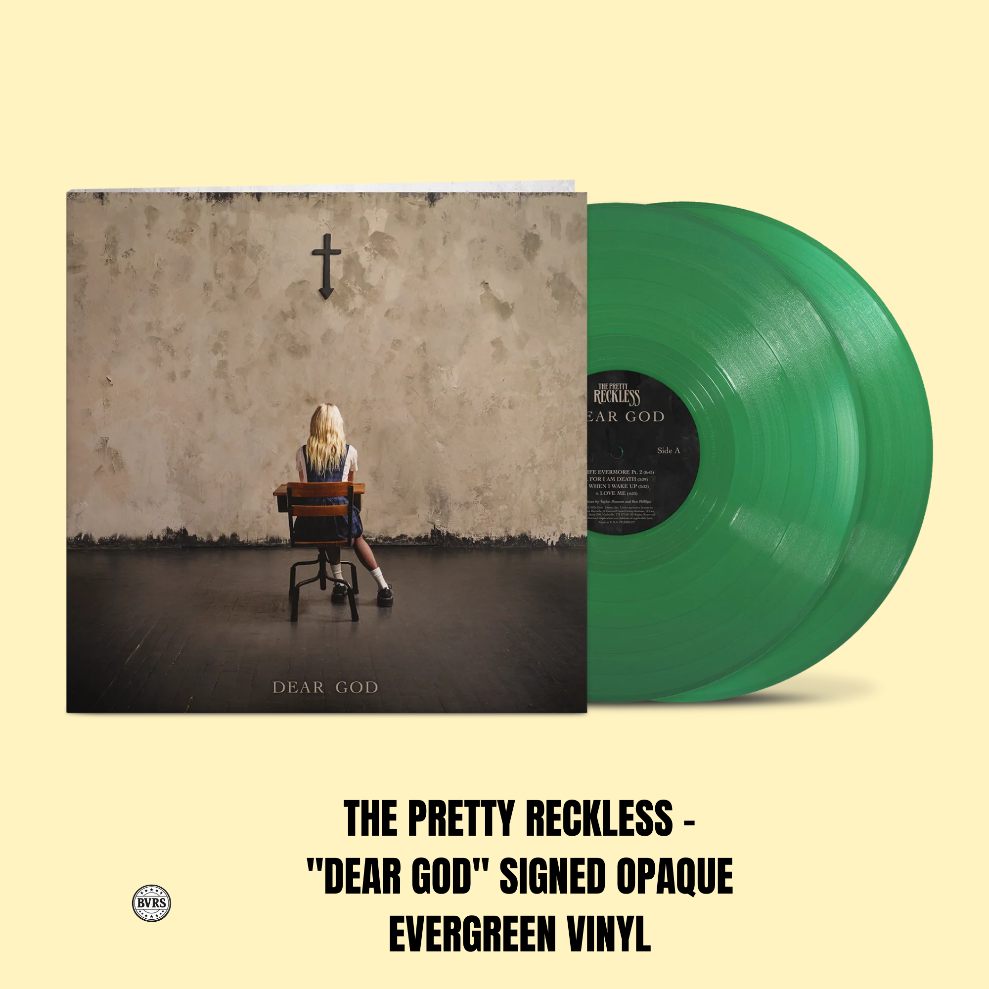 The Pretty Reckless - Dear God SIGNED Opaque Evergreen Vinyl UK IMPORT - Black Vinyl Records Spain