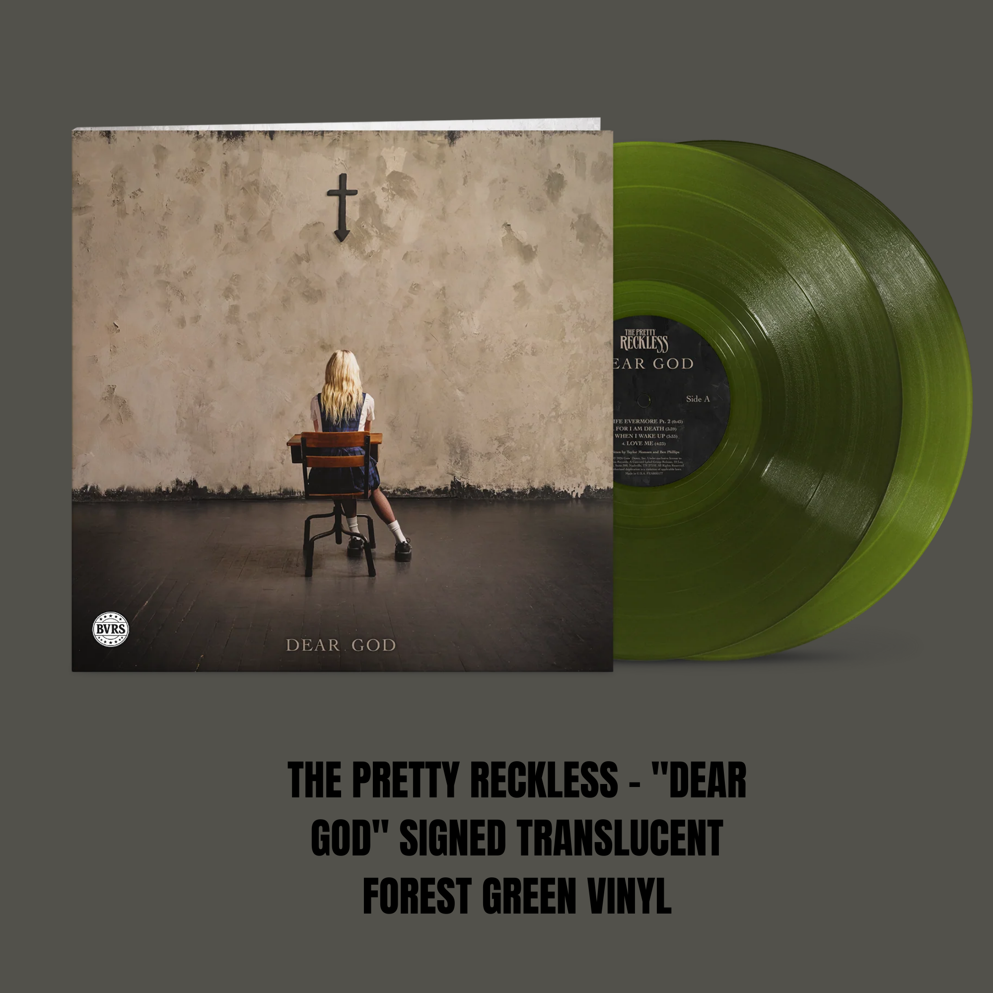 The Pretty Reckless - Dear God SIGNED Translucent Forest Green Vinyl UK IMPORT - Black Vinyl Records Spain