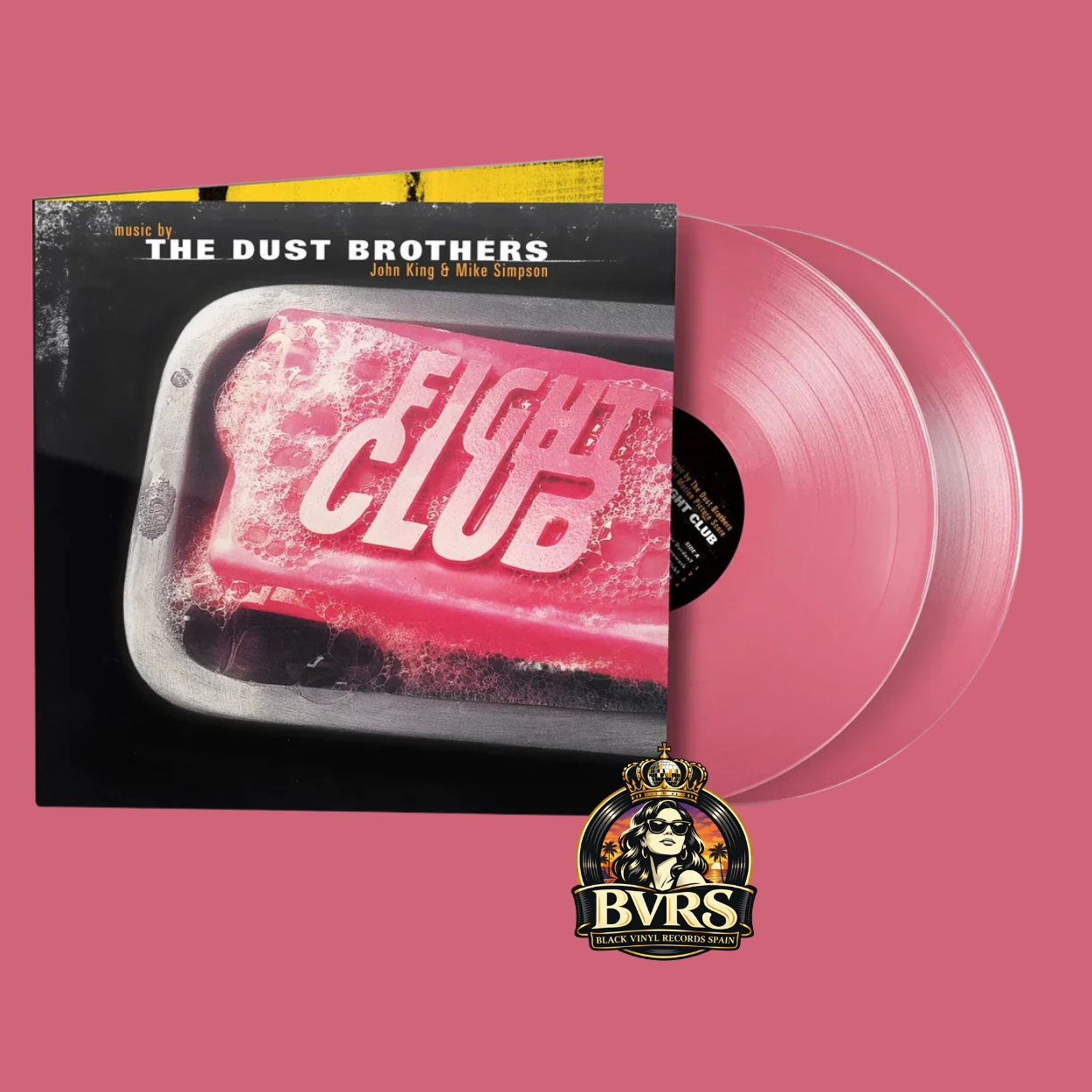 Fight Club-Original Soundtrack (Pink 2XLP) USA - Black Vinyl Records Spain