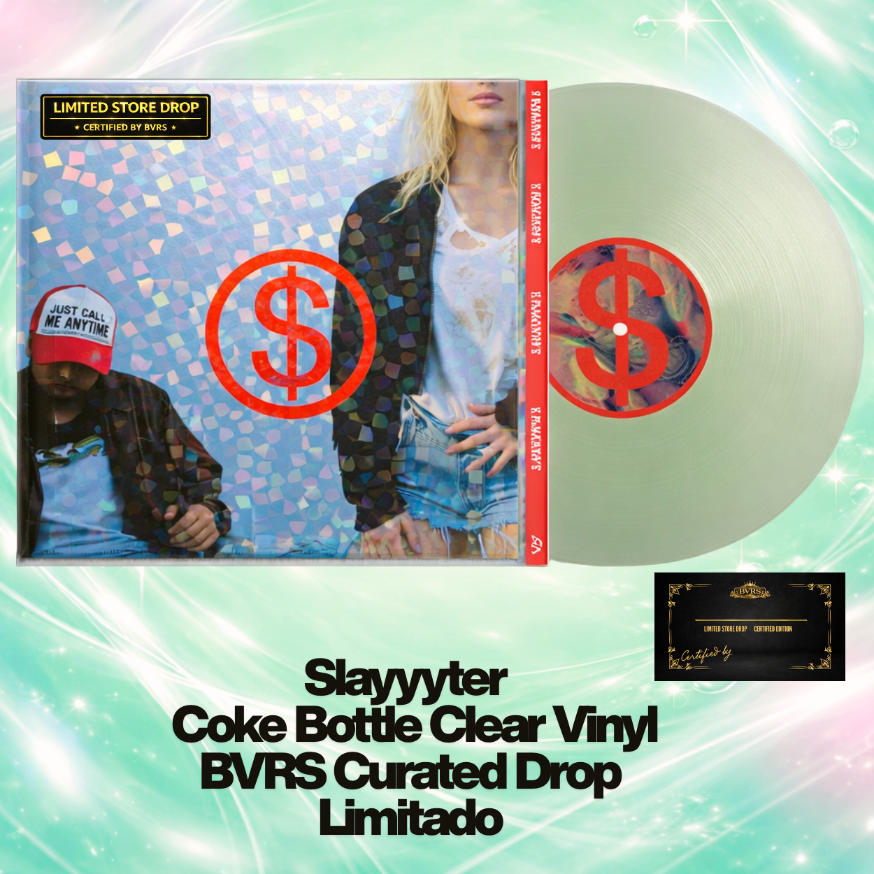 Slayyyter — Coke Bottle Clear Vinyl BVRS Curated Drop - Black Vinyl Records Spain
