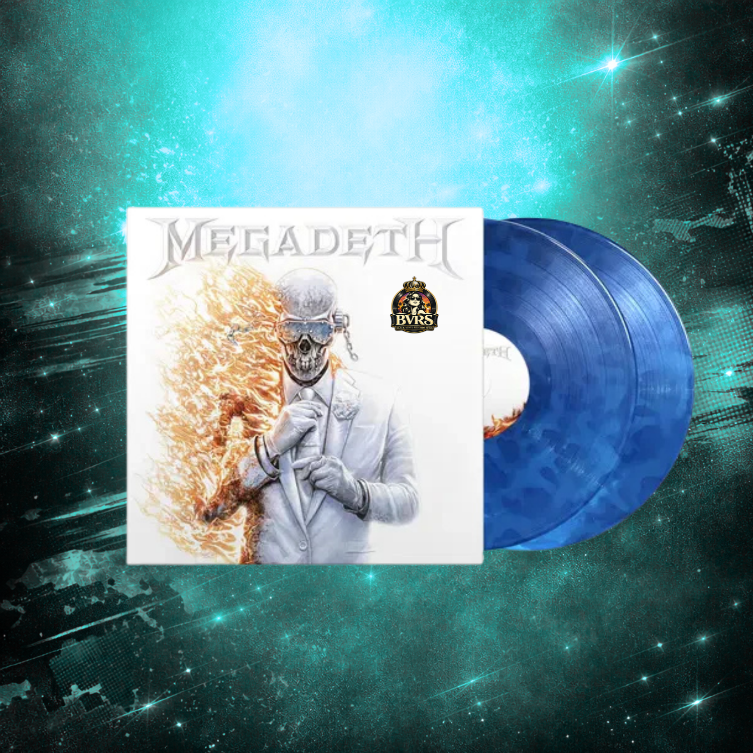 Megadeth (2026 Album)iMusic Exclusive Blue Ghostly  Vinyl edition IMPORT - Black Vinyl Records Spain