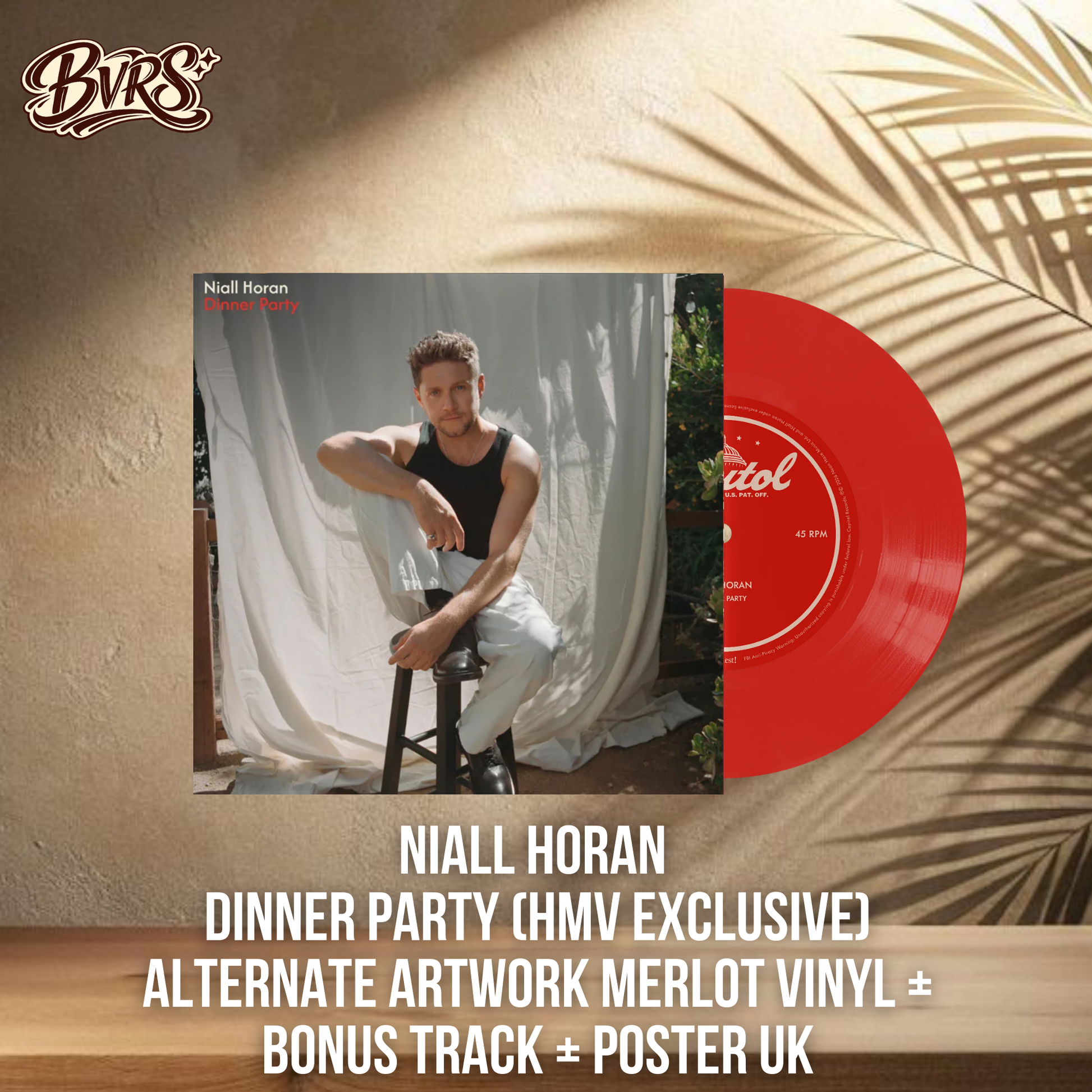 Niall Horan Dinner Party (hmv Exclusive) Alternate Artwork Merlot Vinyl + Bonus Track + Poster UK