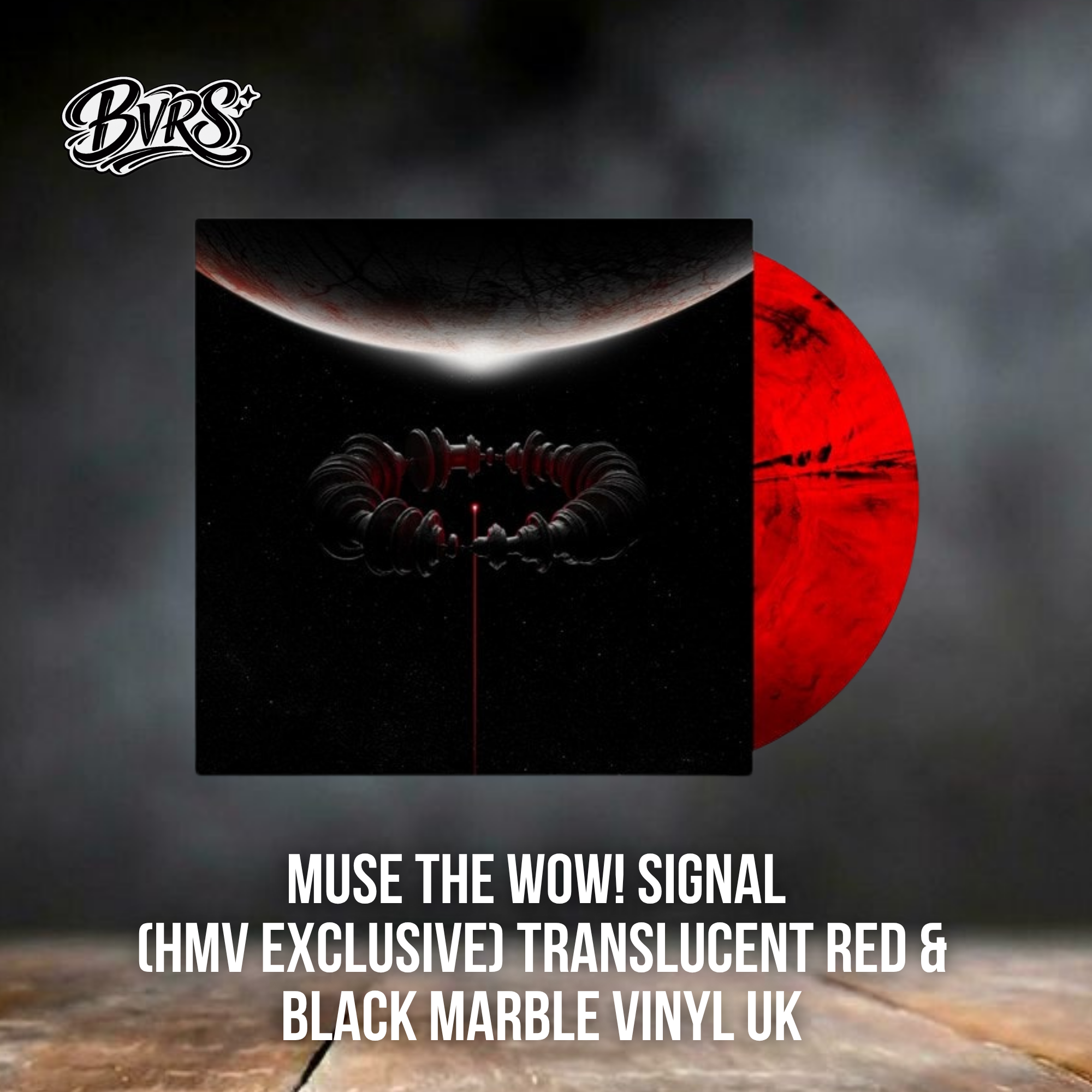 Muse - The Wow! Signal (hmv Exclusive) Translucent Red & Black Marble Vinyl UK - Black Vinyl Records Spain