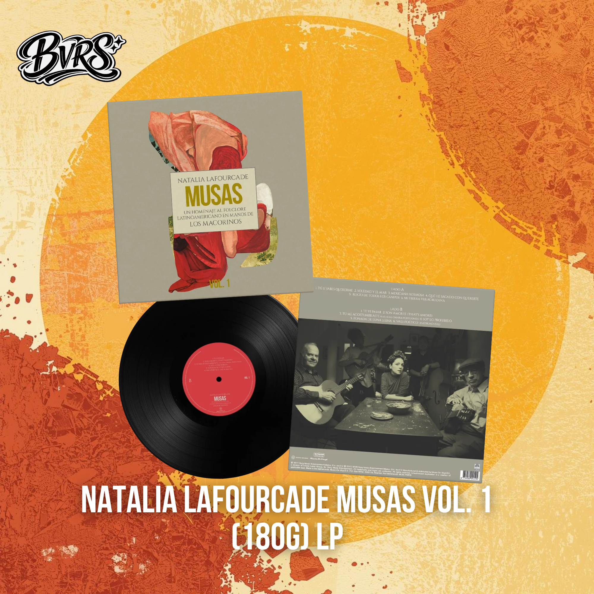 Natalia Lafourcade Musas Vol. 1 (180g) LP - Black Vinyl Records Spain