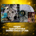 KESHA - Animal/Cannibal SIGNED Deluxe LP USA - Black Vinyl Records Spain