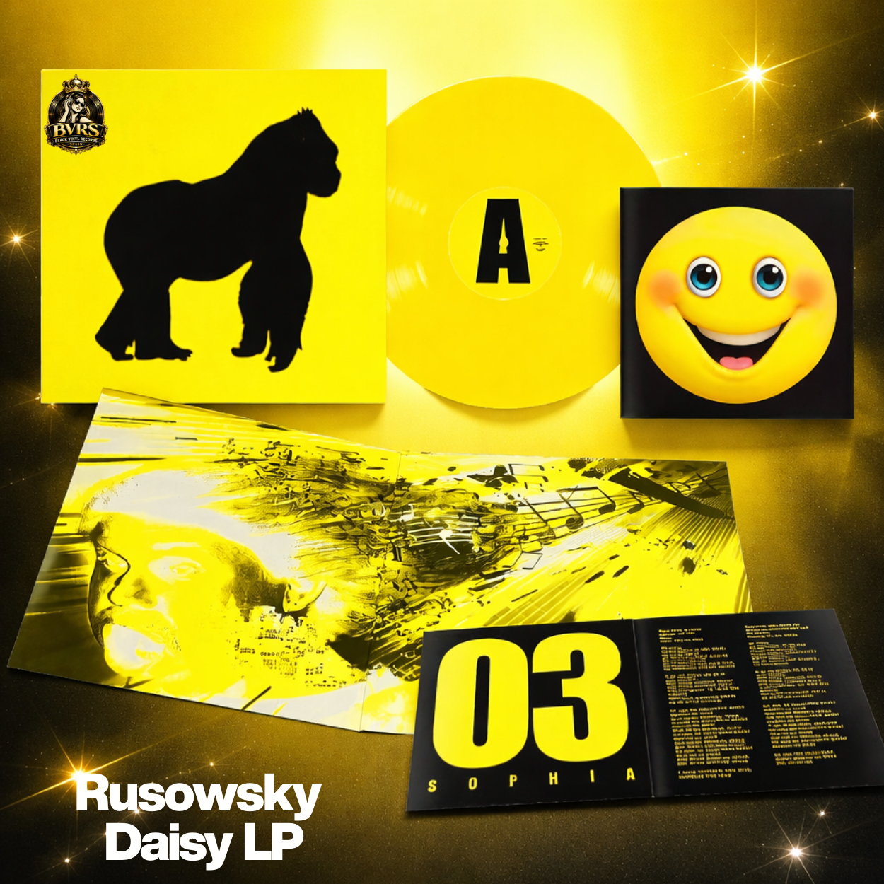 Rusowsky Daisy LP - Black Vinyl Records Spain