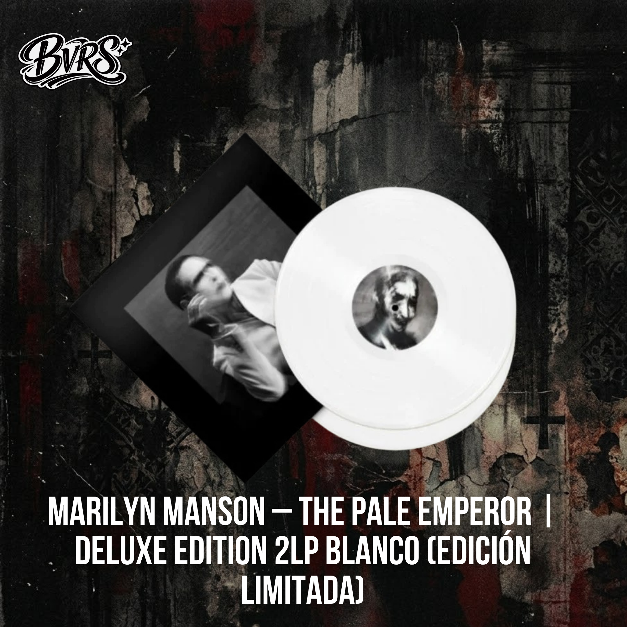 Marilyn Manson – The Pale Emperor | Deluxe Edition 2LP Blanco (Edición Limitada) - Black Vinyl Records Spain