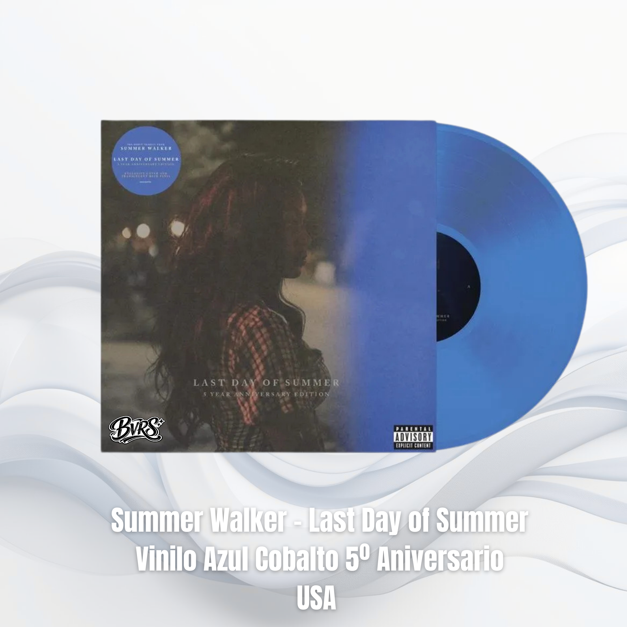 Summer Walker - Last Day of Summer Vinilo Azul Cobalto 5º Aniversario USA