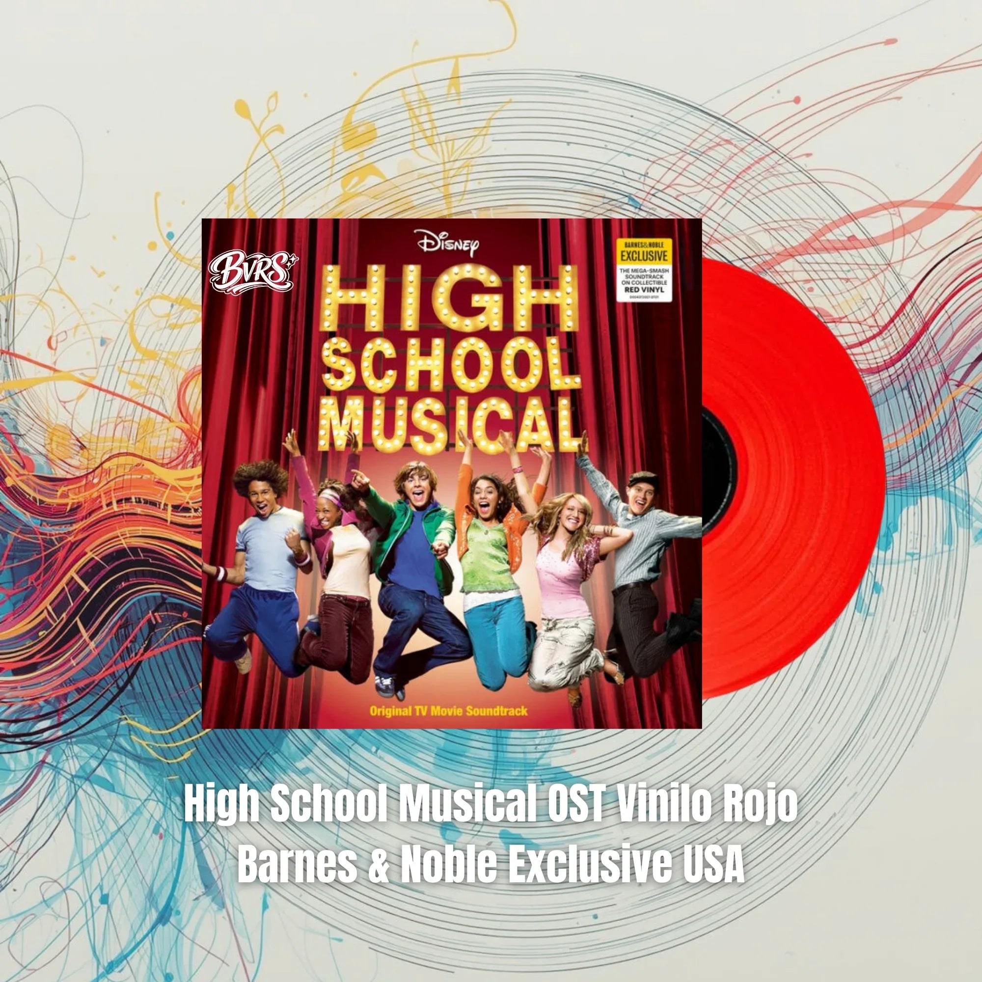 High School Musical OST Vinilo Rojo Barnes & Noble Exclusive USA - Black Vinyl Records Spain
