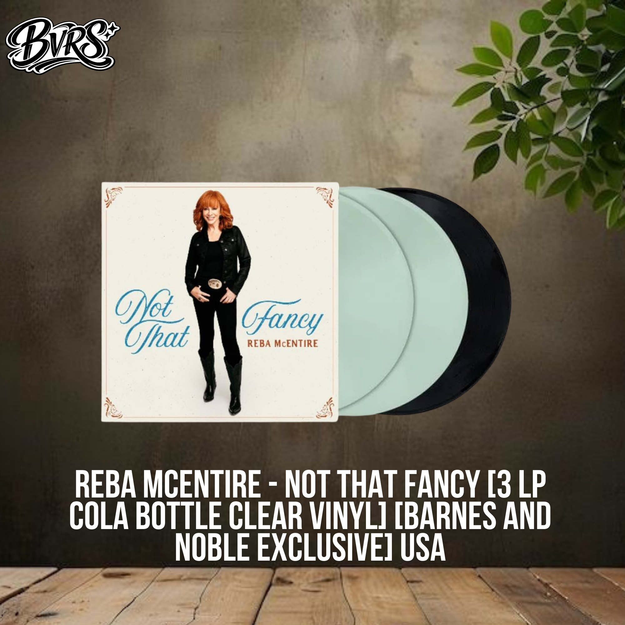 Reba McEntire - Not That Fancy [3 LP Cola Bottle Clear Vinyl] [Barnes and Noble Exclusive] USA - Black Vinyl Records Spain