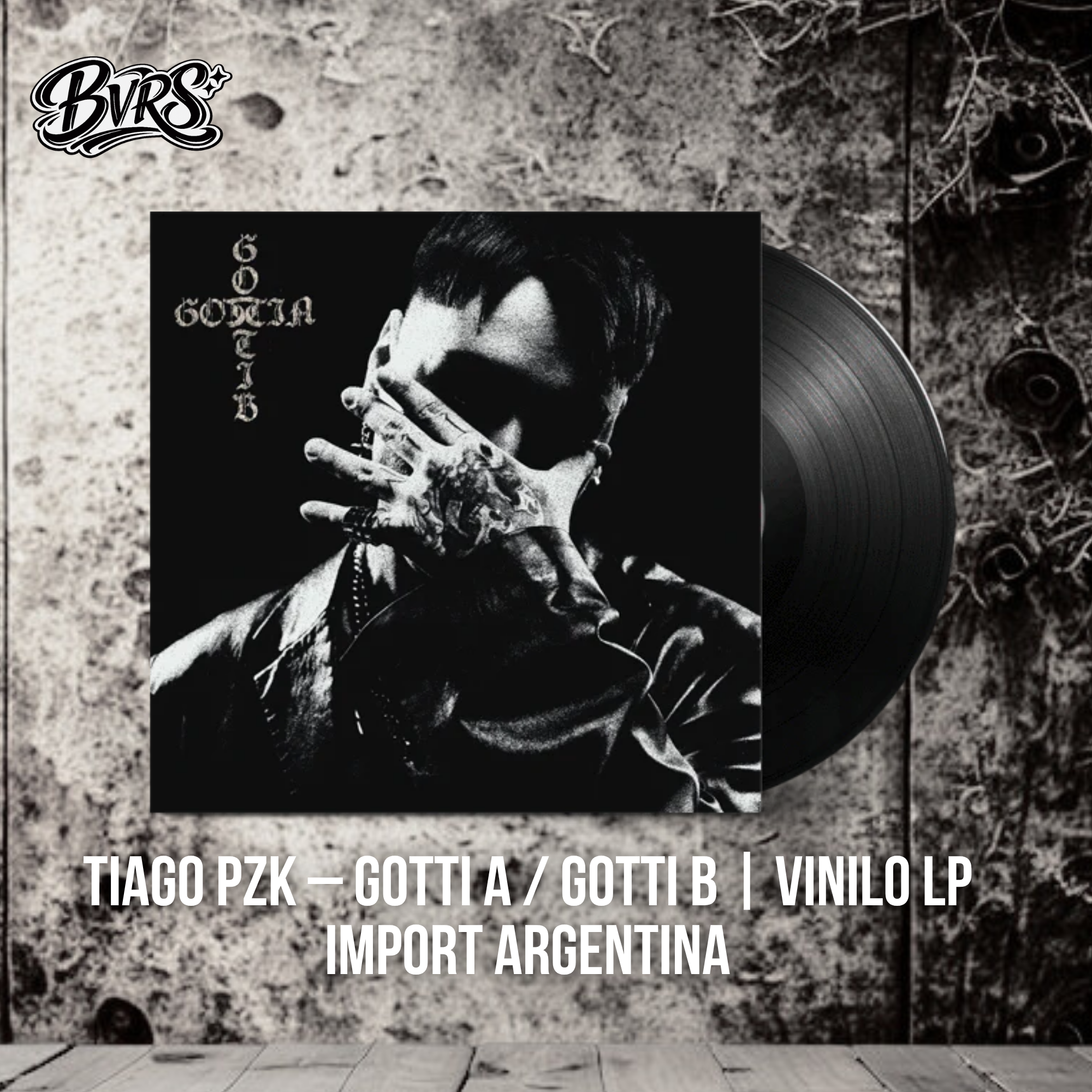 Tiago PZK – Gotti A / Gotti B | Vinilo LP Import Argentina - Black Vinyl Records Spain