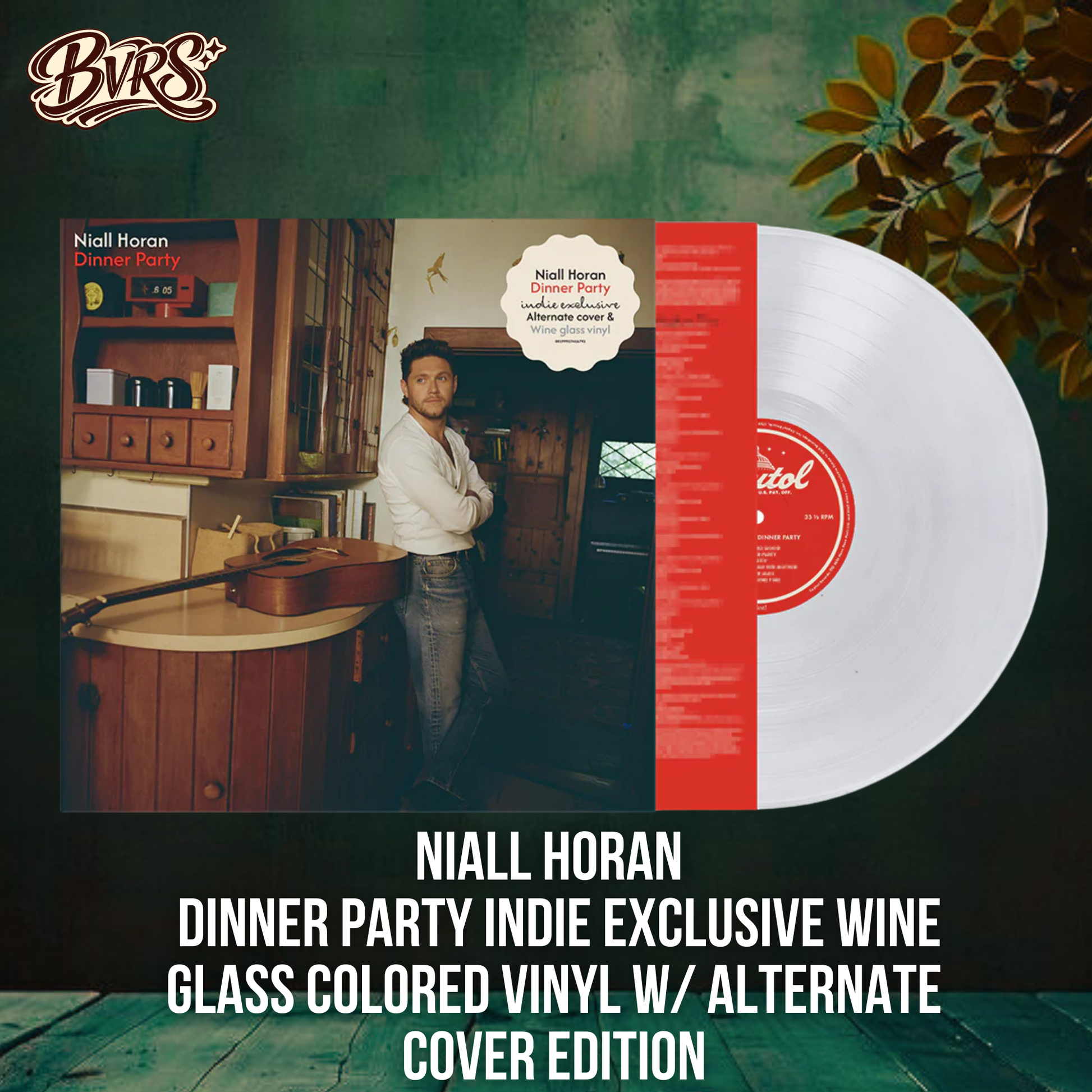 Niall Horan - Dinner Party Indie Exclusive Wine Glass Colored Vinyl W/ Alternate Cover edition