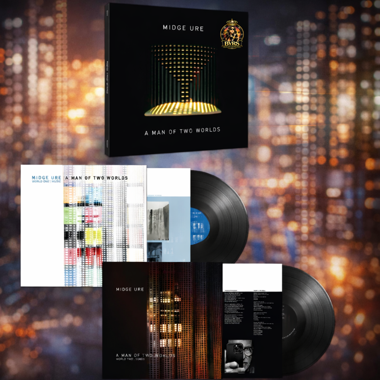 Midge Ure: A Man Of Two Worlds 2 LP - Black Vinyl Records Spain