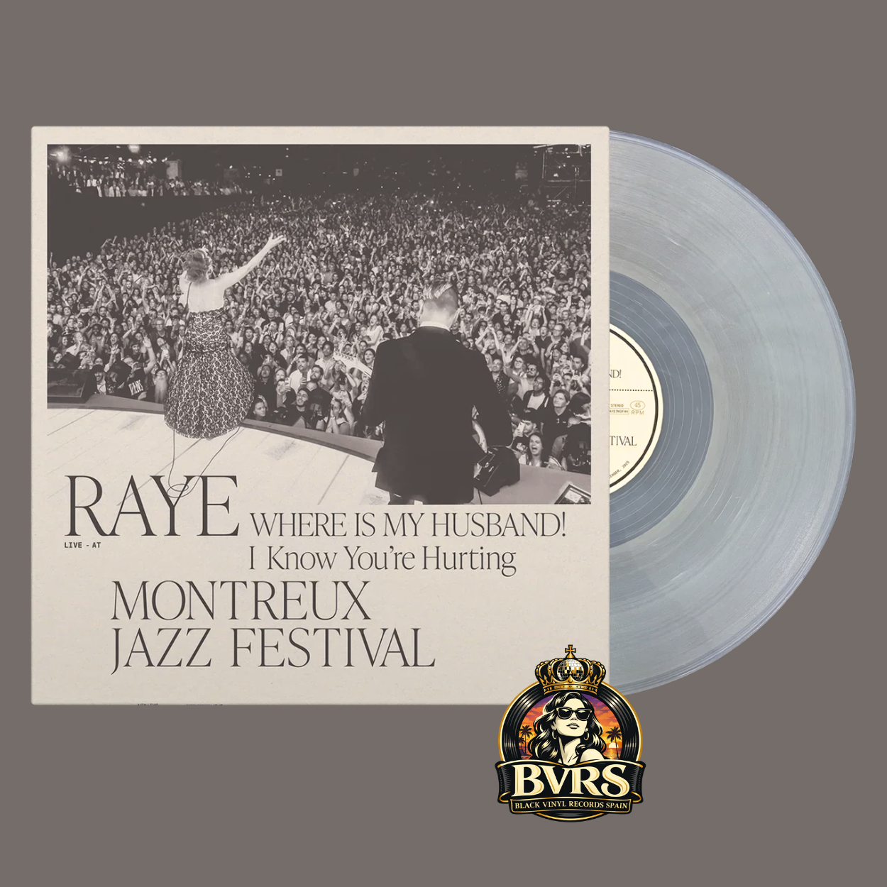 Raye - WHERE IS MY HUSBAND! & I KNOW YOU'RE HURTING - LIVE AT MONTREUX 12" Vinyl UK - Black Vinyl Records Spain