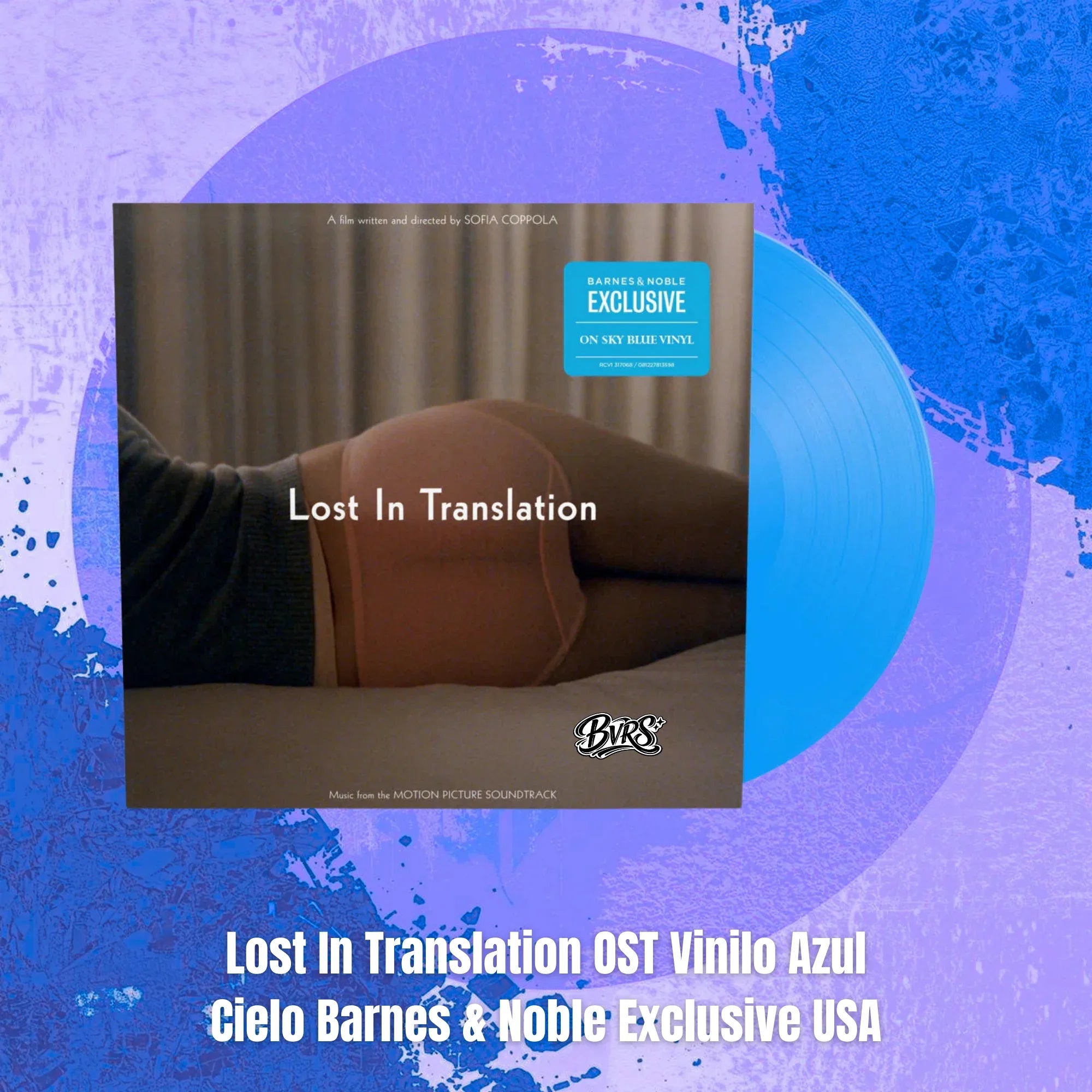Lost In Translation OST Vinilo Azul Cielo Barnes & Noble Exclusive USA